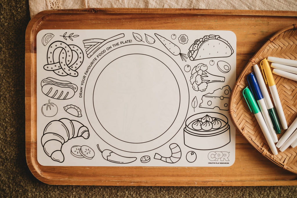 Reusable Silicone Colouring Mat | Kids Travel Activity