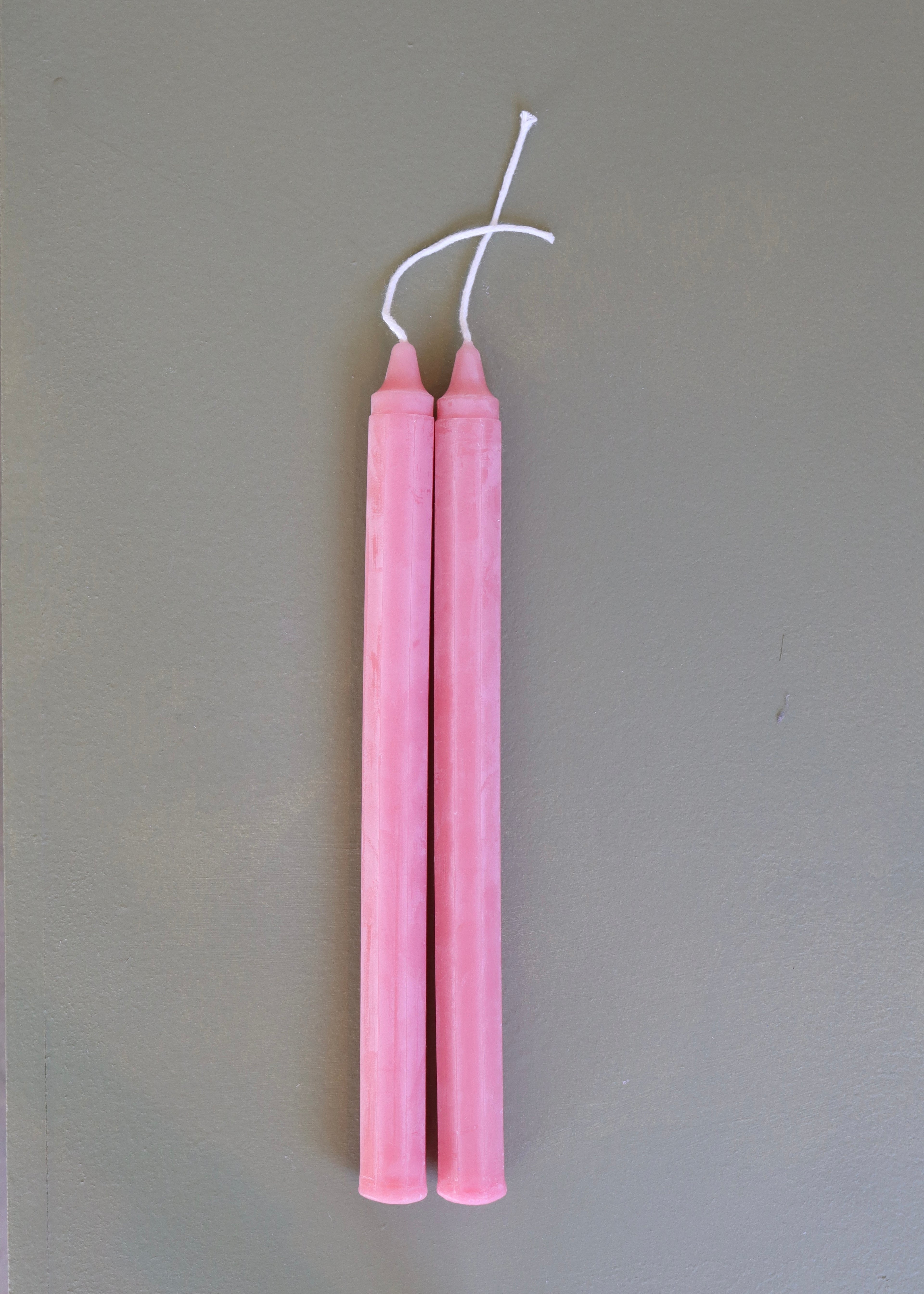 Octagon Taper Beeswax Candle Pair