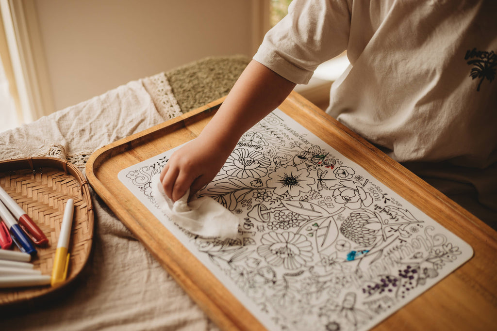 Double-Sided Activity Mat | Australian Flora & Fauna