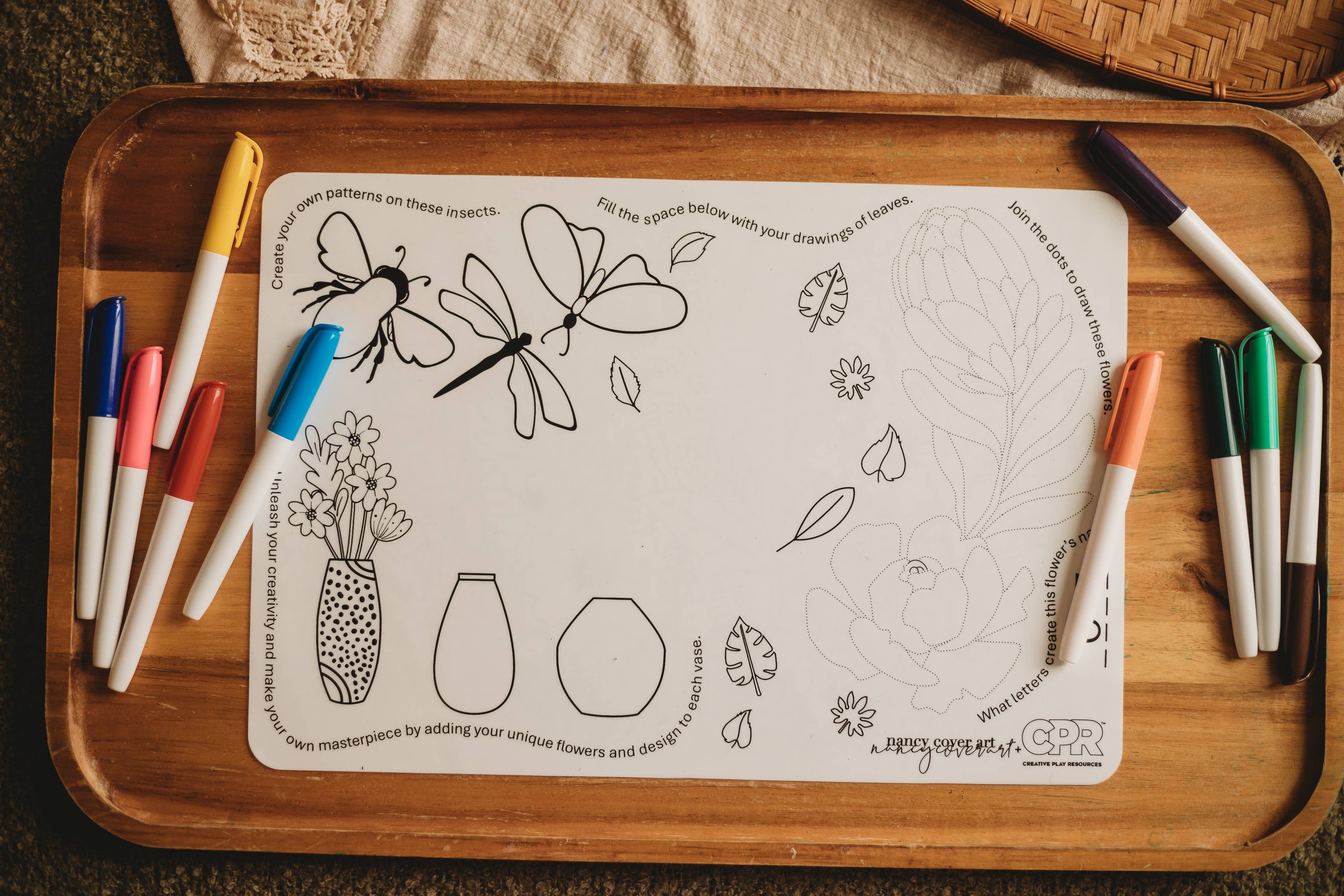 Double-Sided Activity Mat | Australian Flora & Fauna