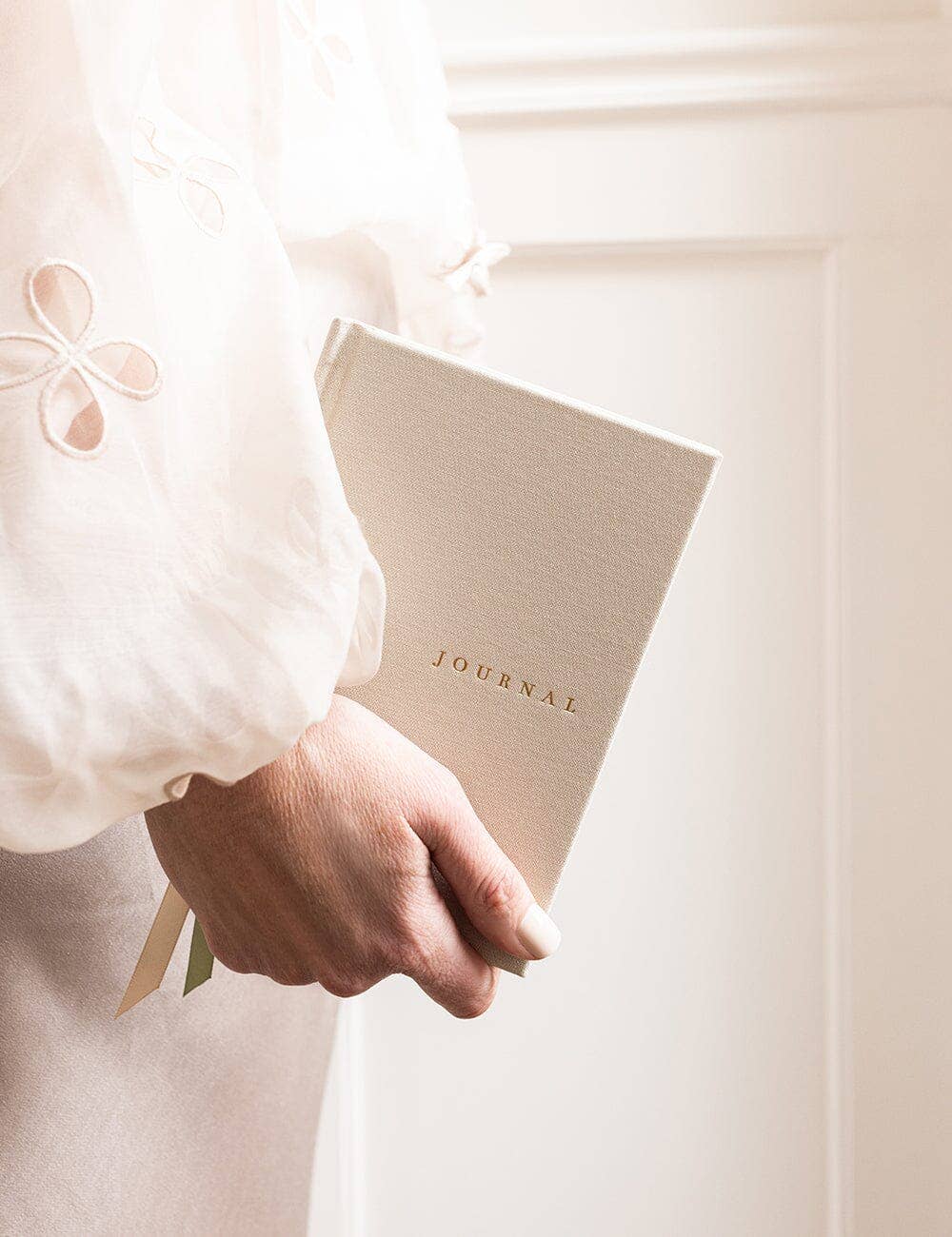 Linen Bound Pocket Journal - Desert Sand (Lined)