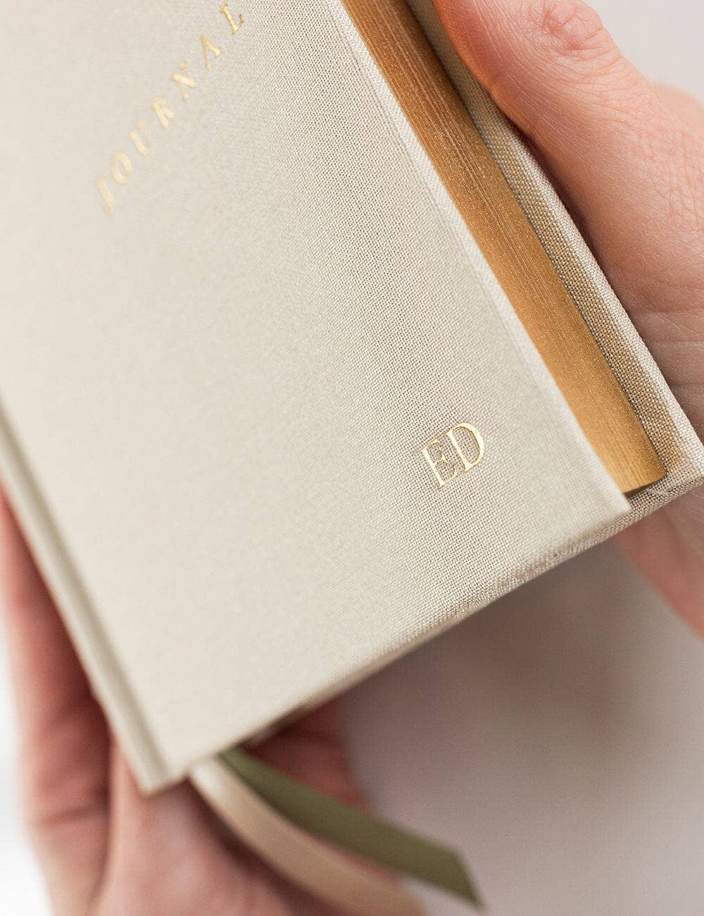 Linen Bound Pocket Journal - Desert Sand (Lined)