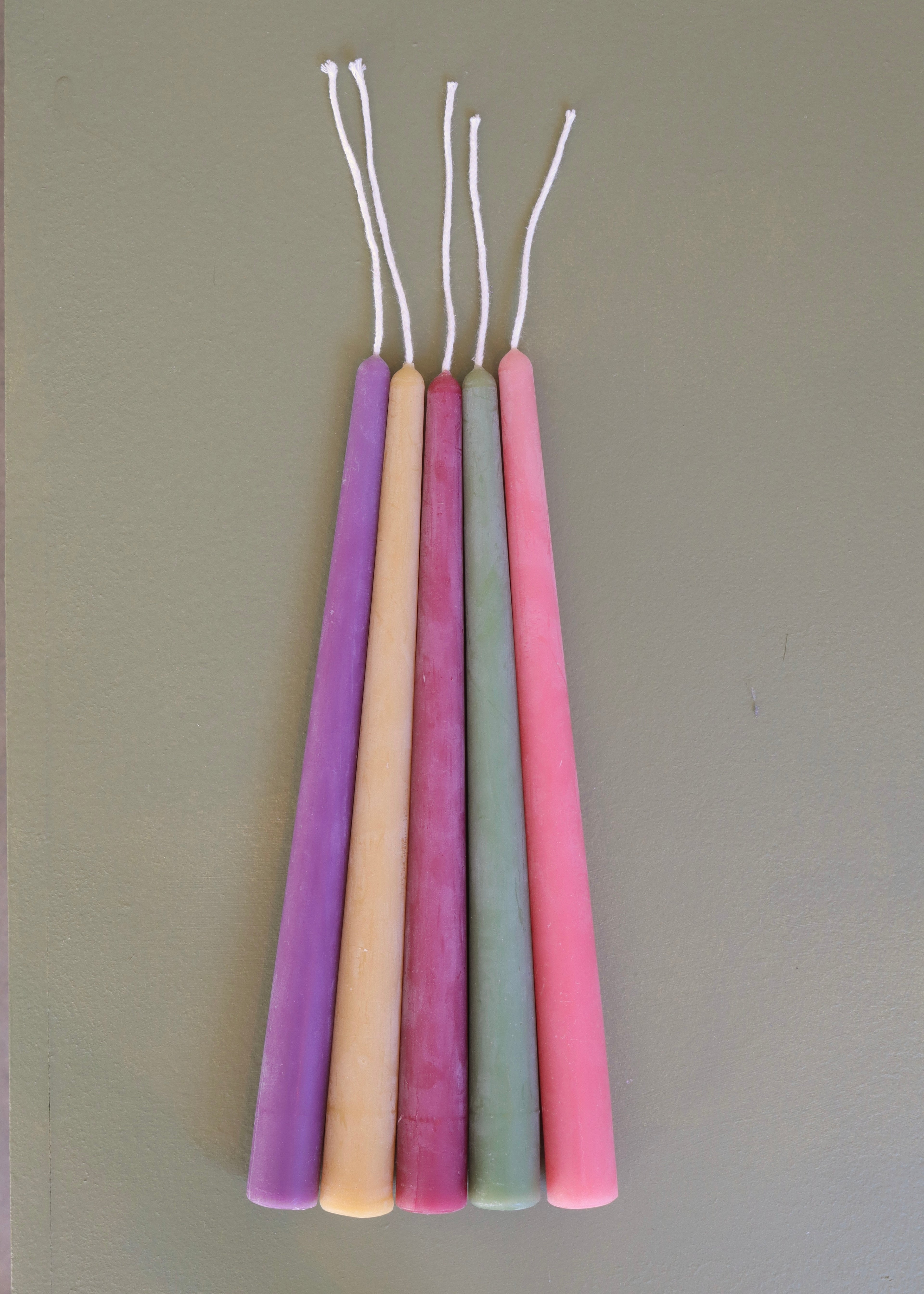 Taper Beeswax Candle Pair
