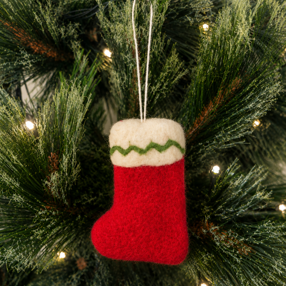 Felt Christmas Ornament - Christmas Stocking