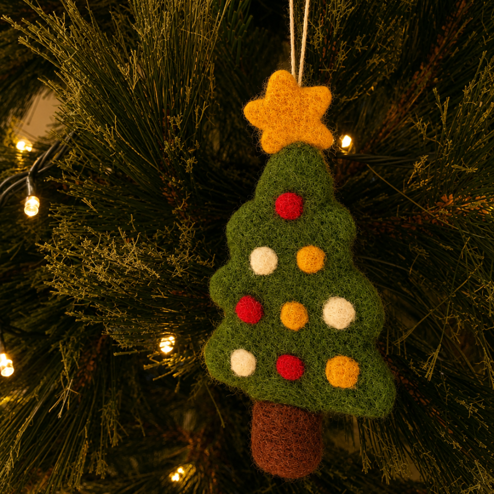 Felt Christmas Ornament - Christmas Tree