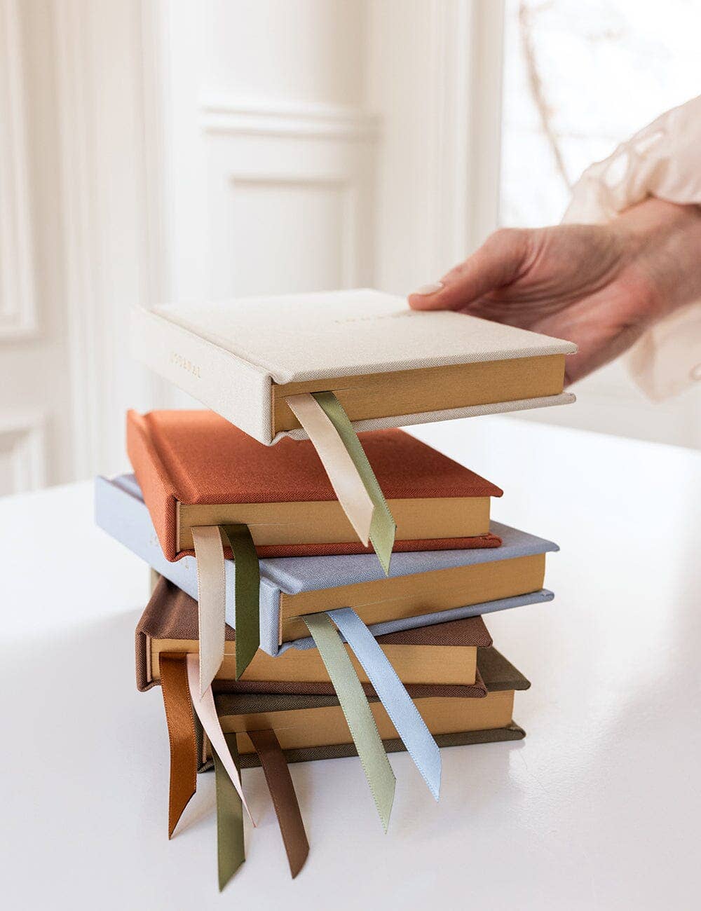 Linen Bound Pocket Journal - Desert Sand (Lined)