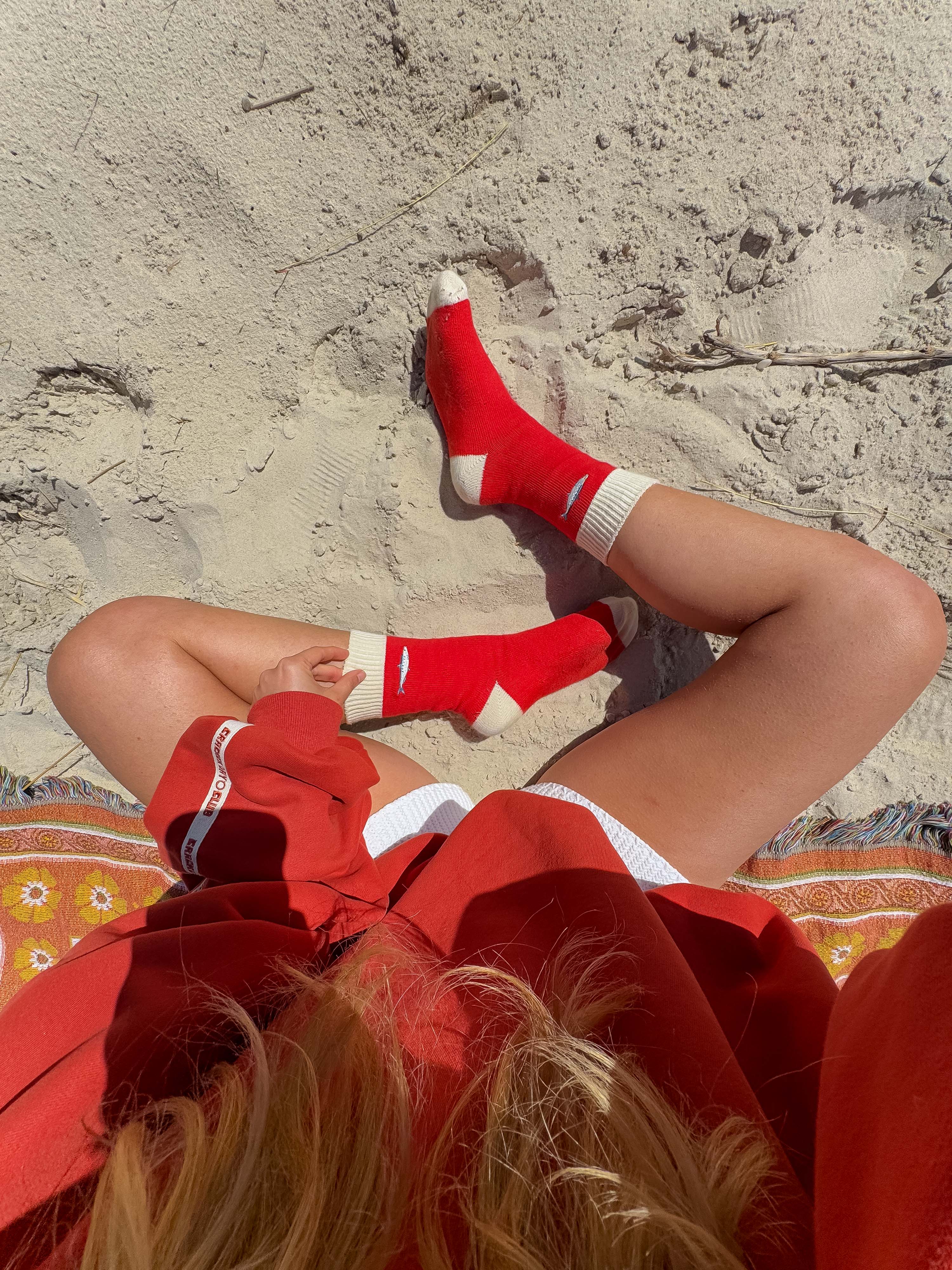Sardine Fish Socks: Small/Medium