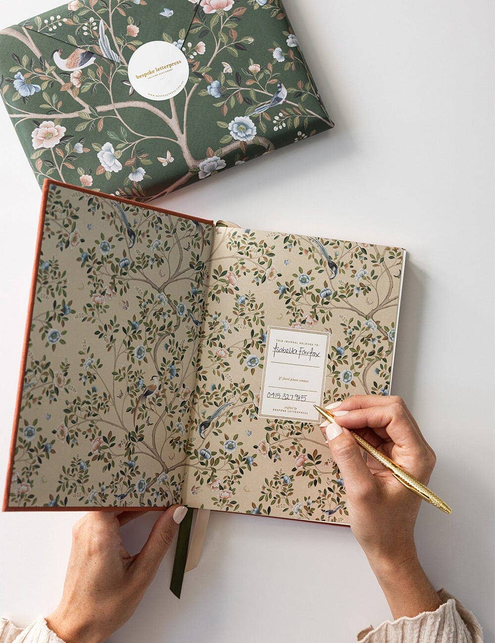 Linen Bound Journal - Burnt Clay (Blank Journal)