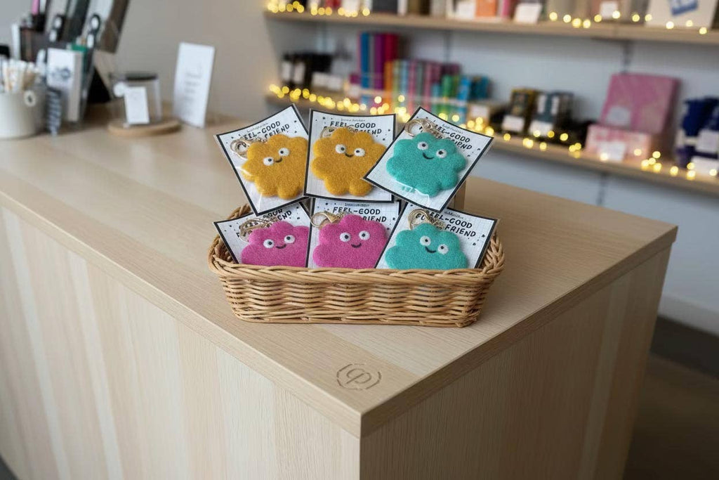 Feel-Good Fuzzy Friend Bag Charm | Keyring