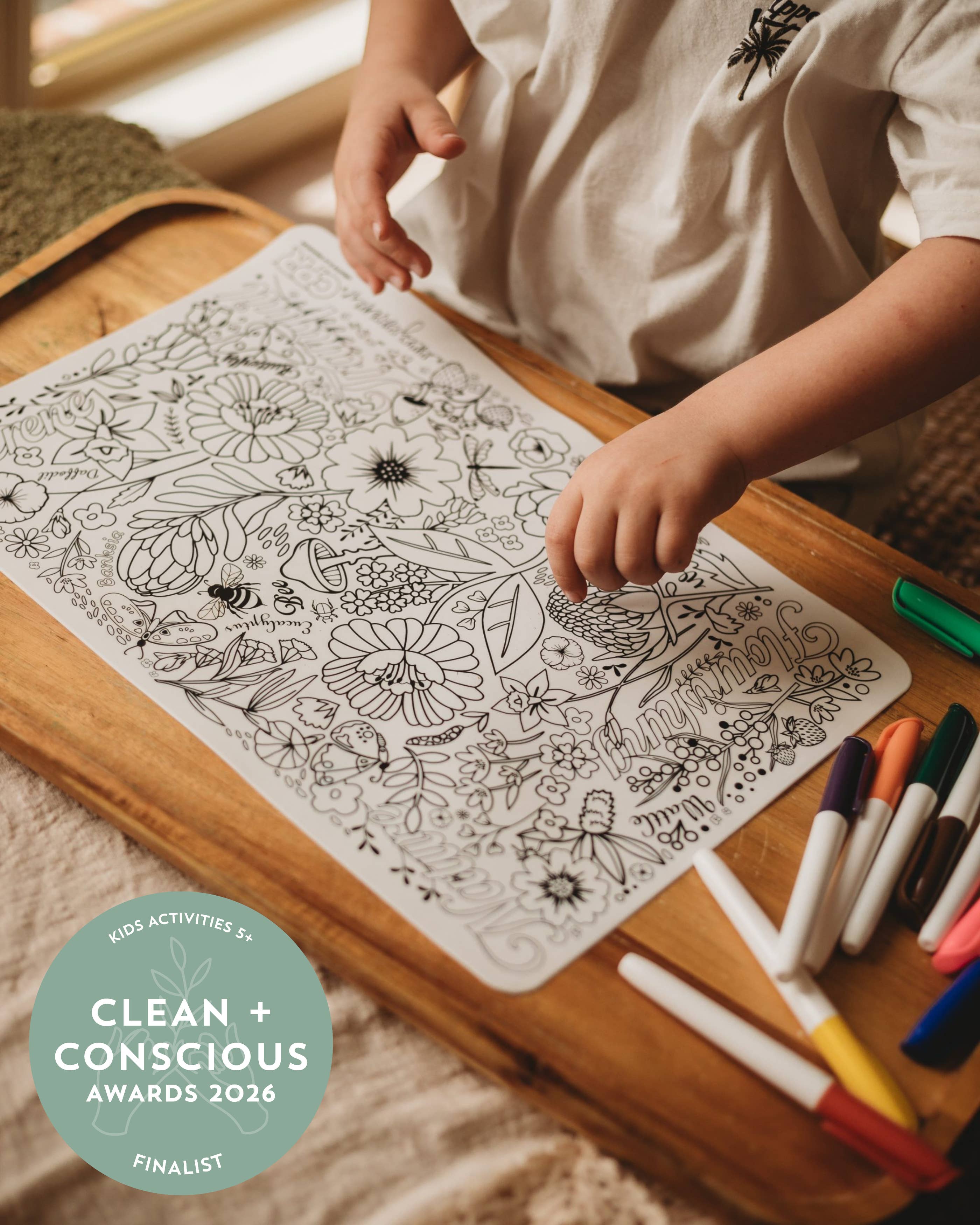 Double-Sided Activity Mat | Australian Flora & Fauna