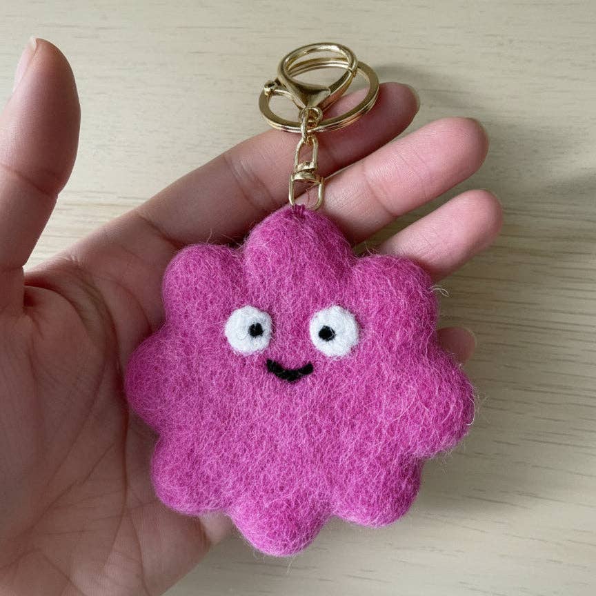 Feel-Good Fuzzy Friend Bag Charm | Keyring