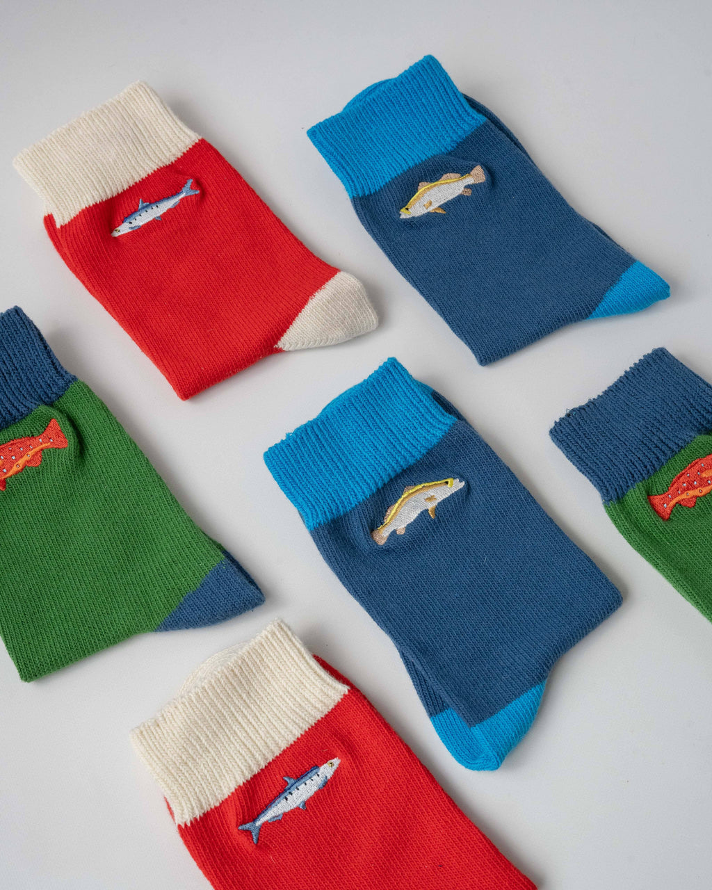 Barramundi Fish Socks: Small/Medium