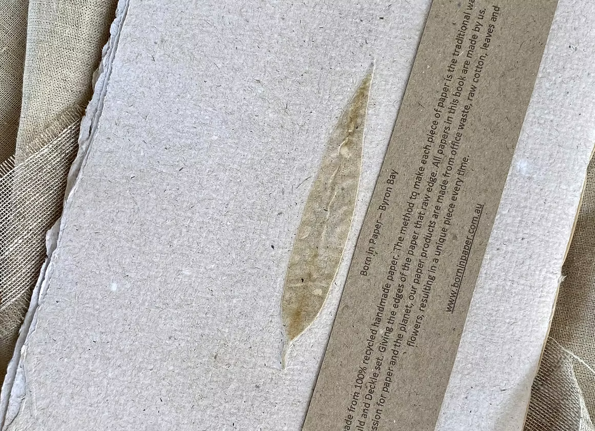 Handmade Paper Notebook A5