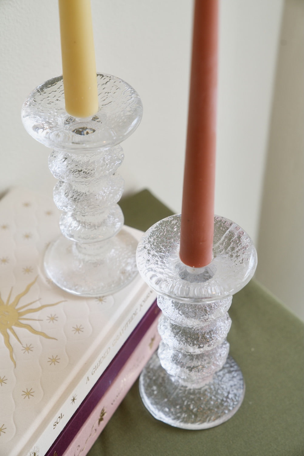 Vintage "Festivo" Iittala Candle Holders Pair