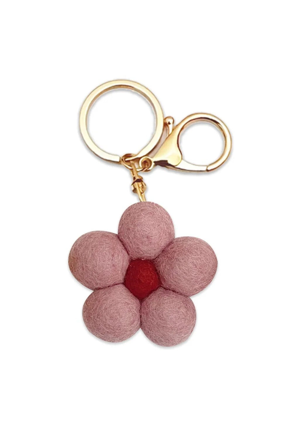 Flower Felt Keychain
