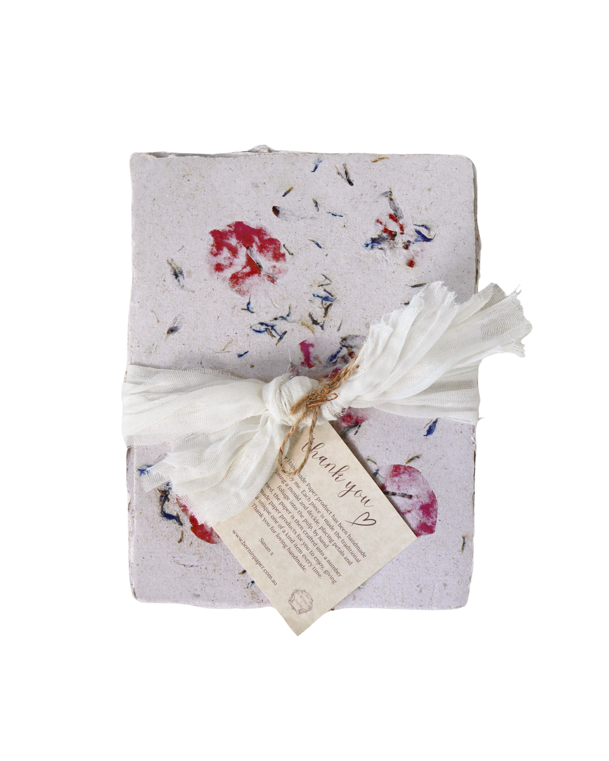 Handmade Floral Paper Bundle of 5
