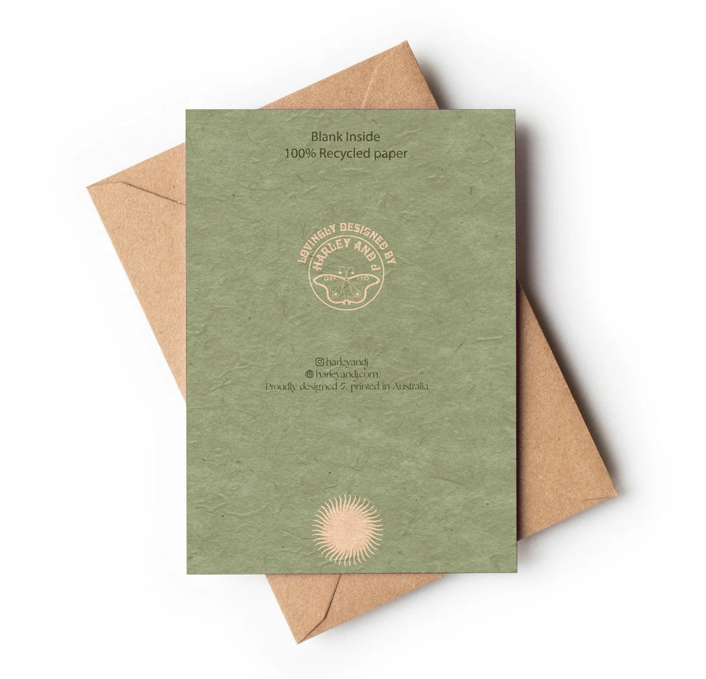 Full Bloom Pregnancy Card