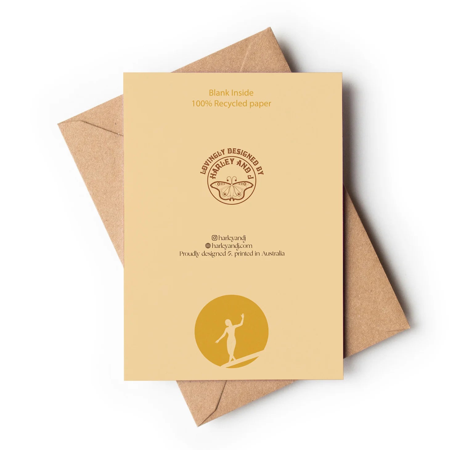 Yin Yang Surfer Card