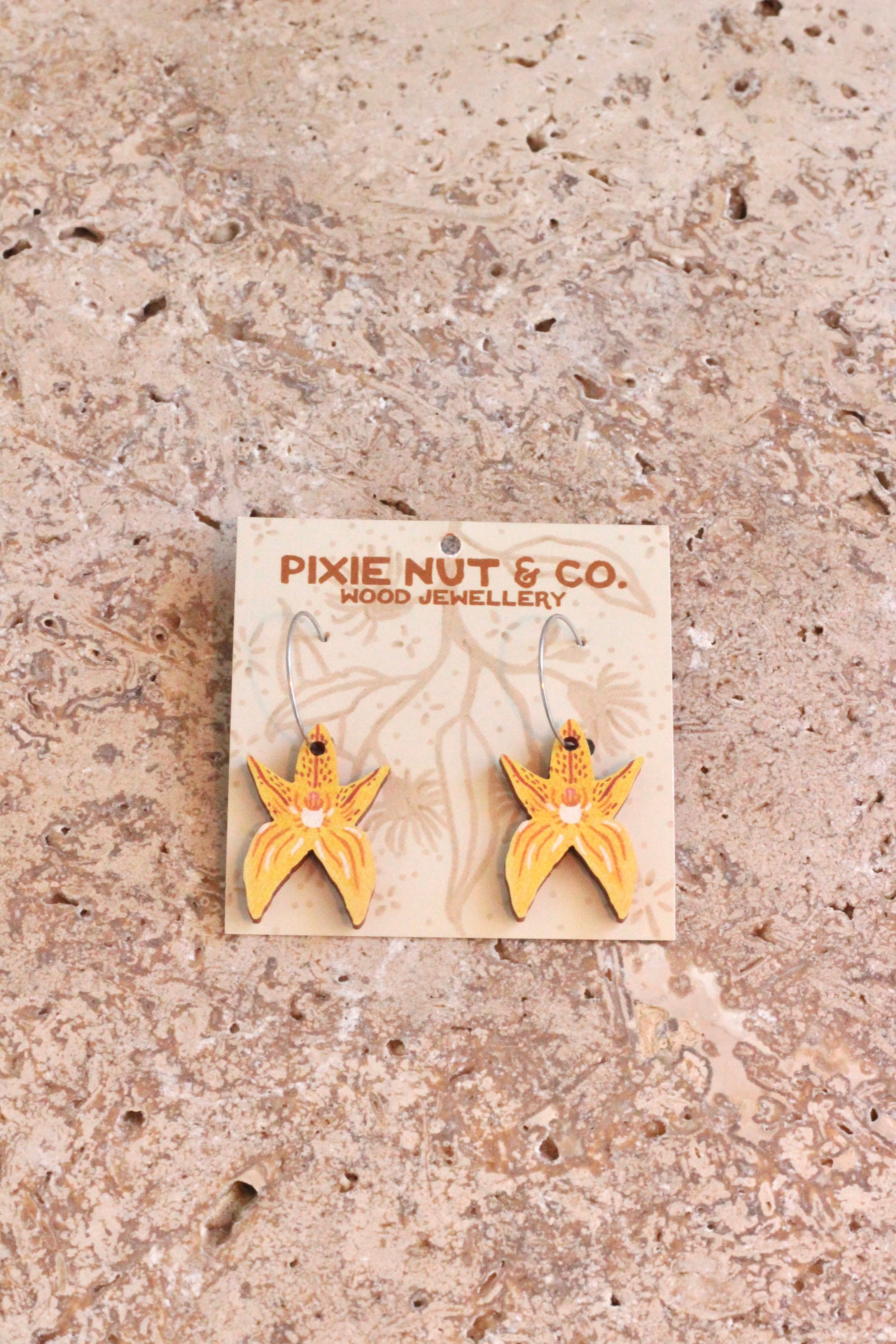 Cowslip Orchid Earrings