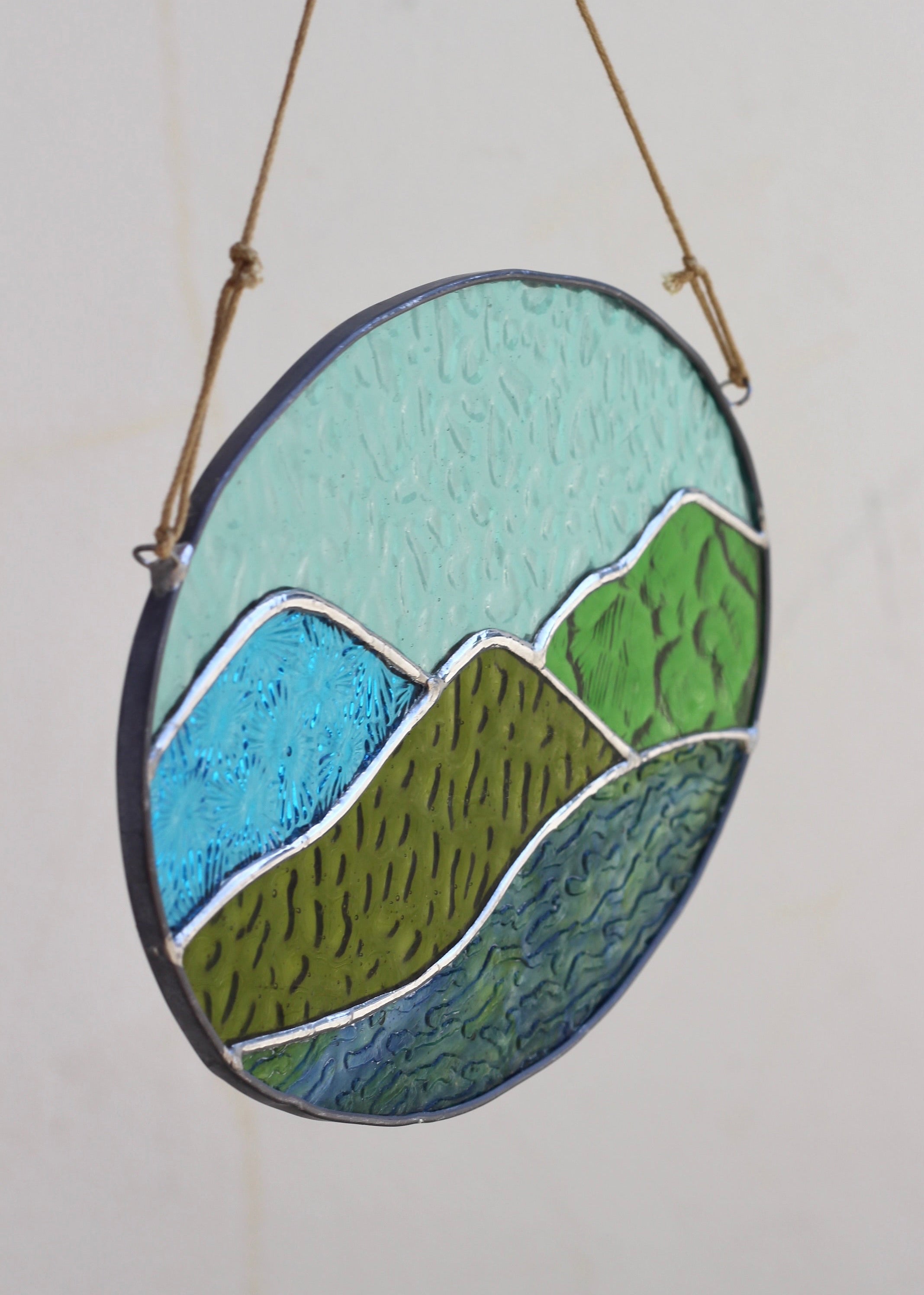 Large Landscape Stained Glass