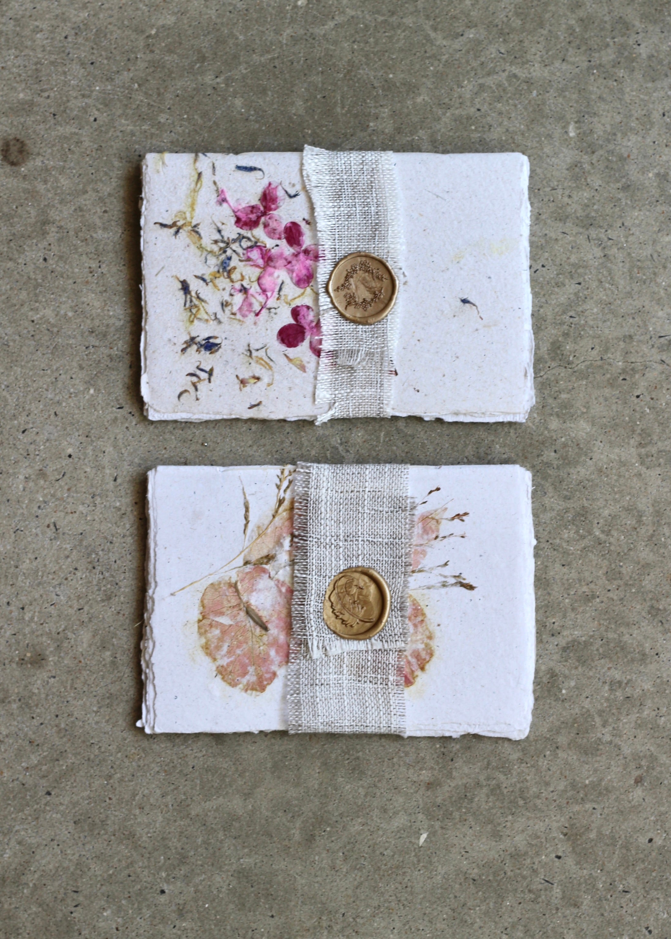Handmade Paper Notebook Mini A6