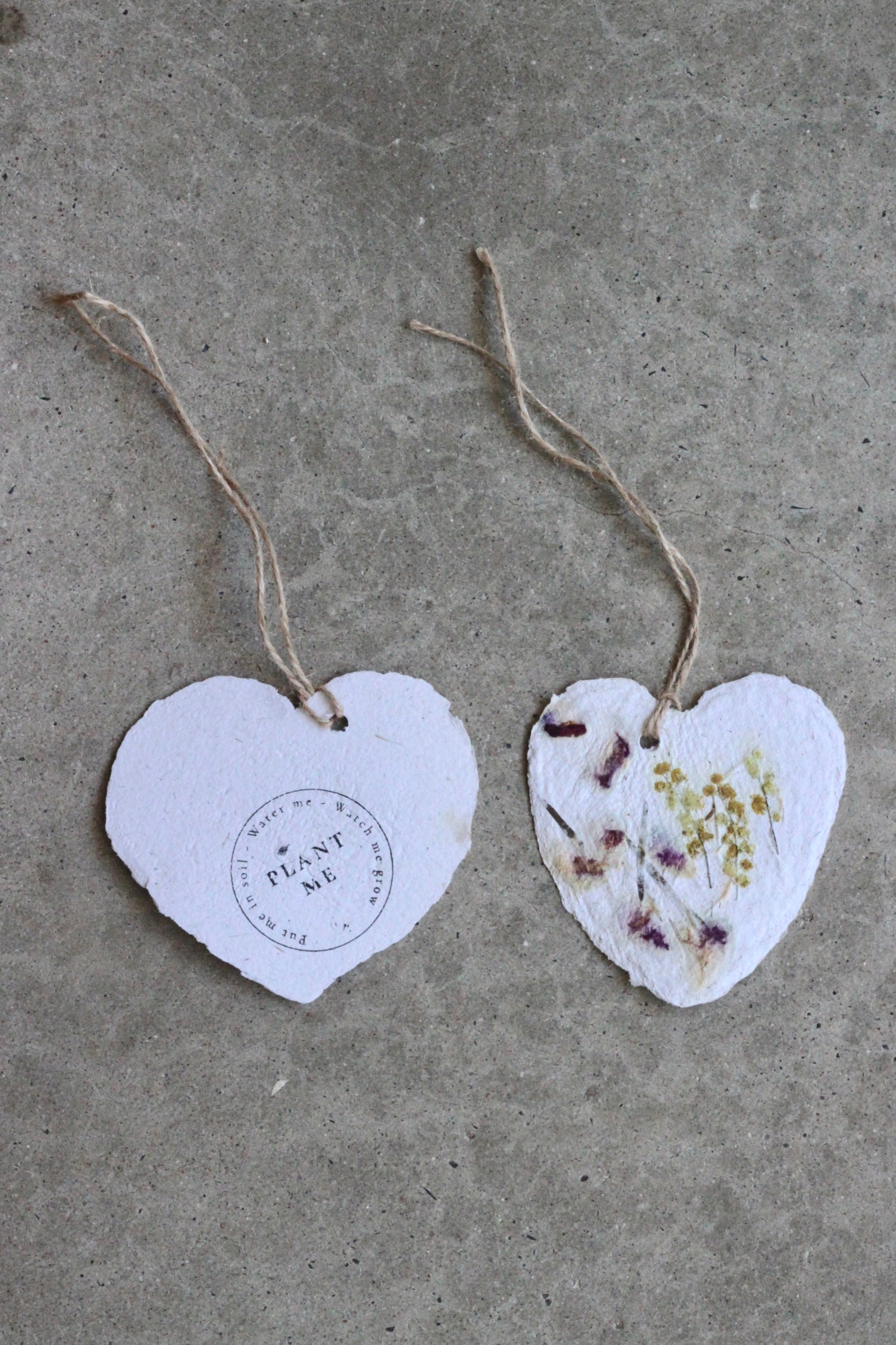 Plantable Heart Gift Tags