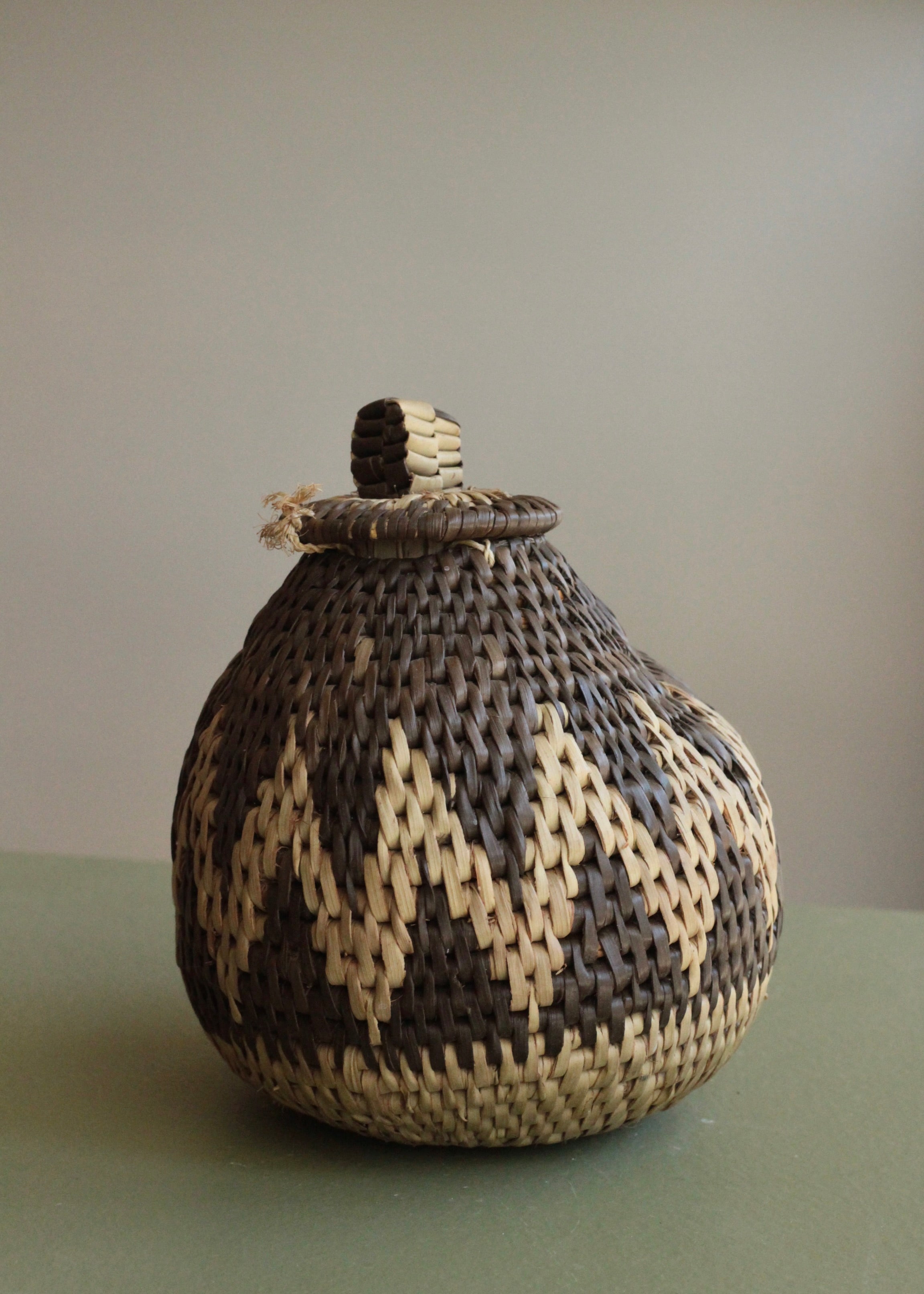 Vintage Basket Trinket Box