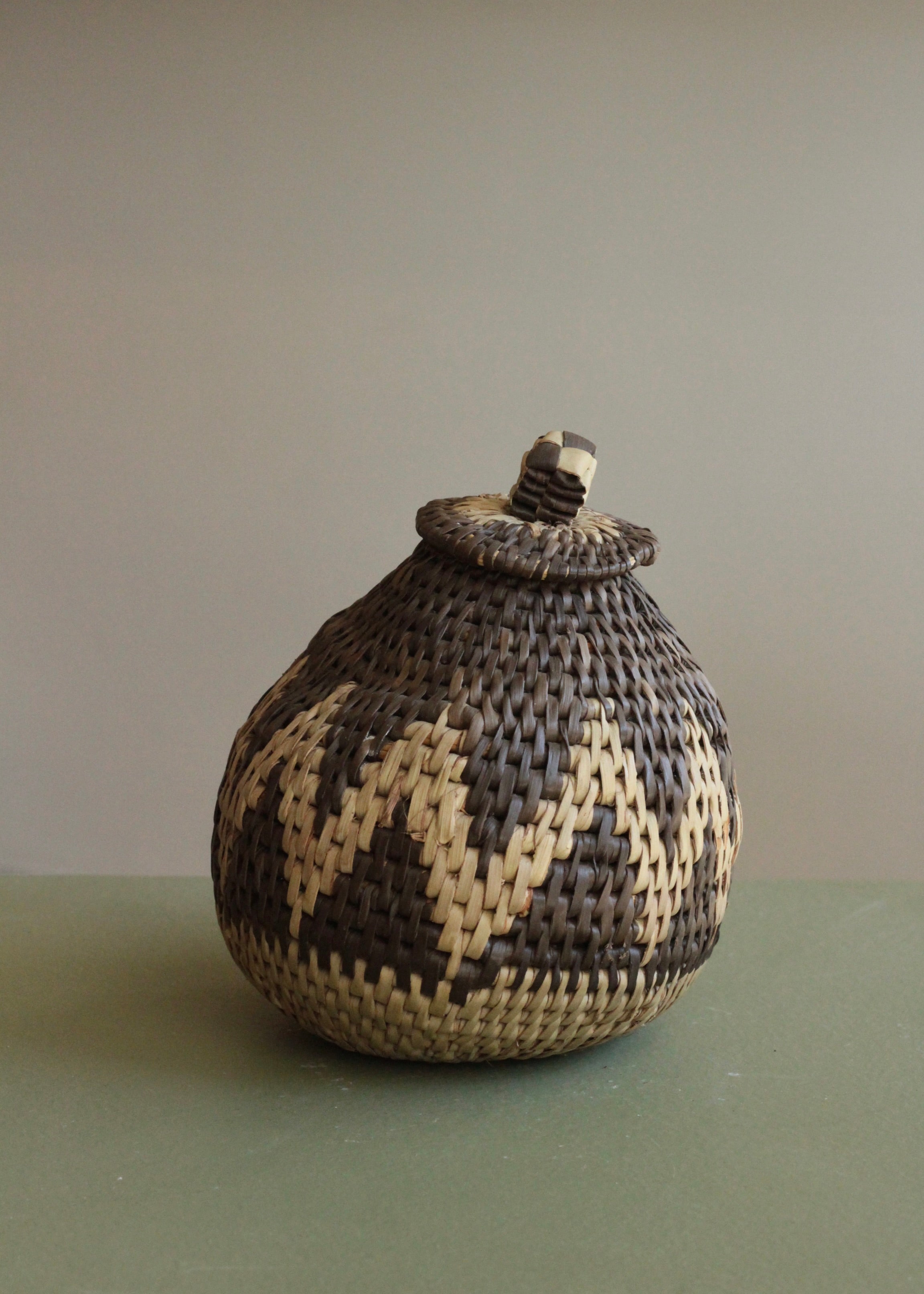 Vintage Basket Trinket Box