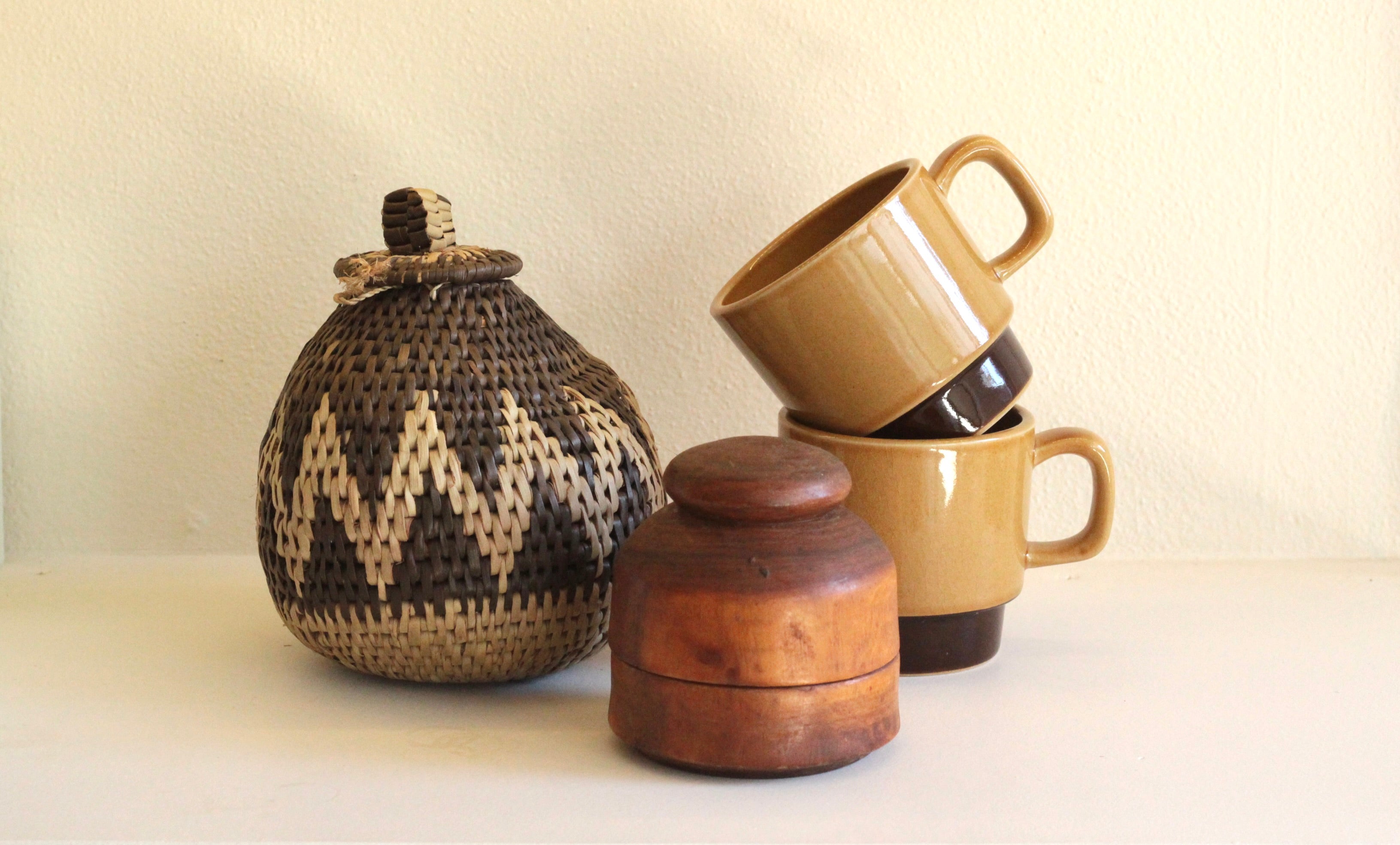 Vintage Wooden Trinket Box