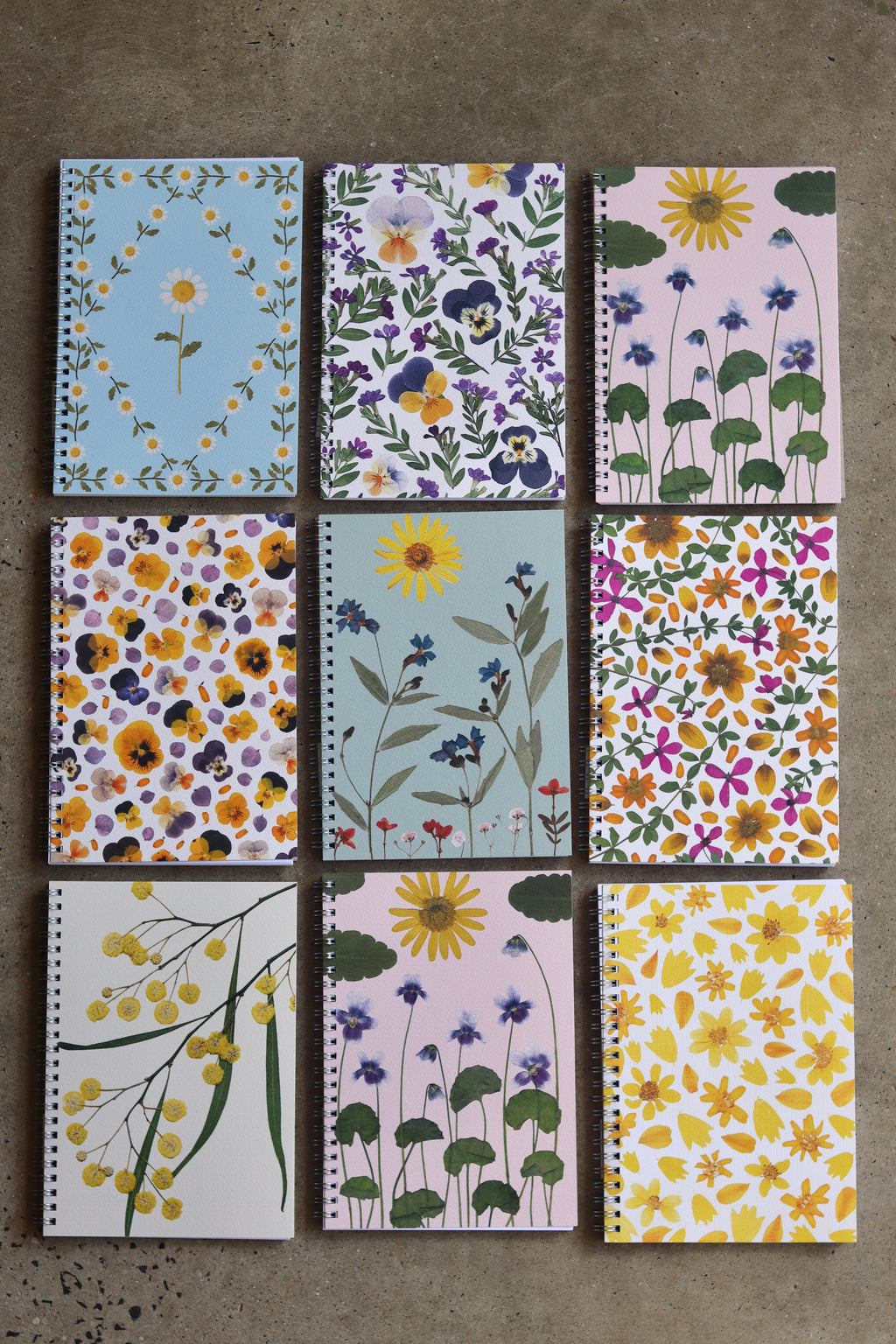 Pressed Flower Notebook