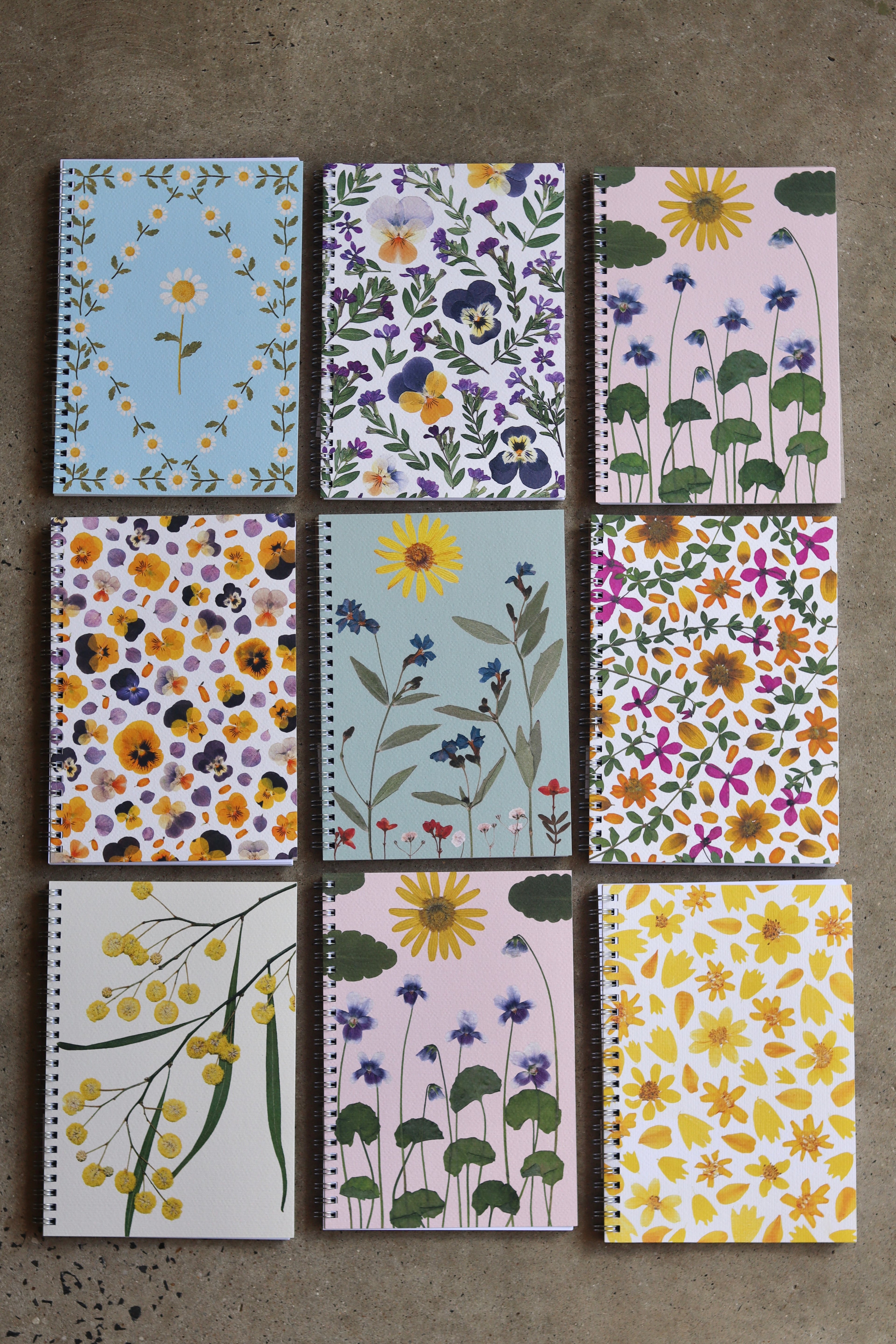Pressed Flower Notebook