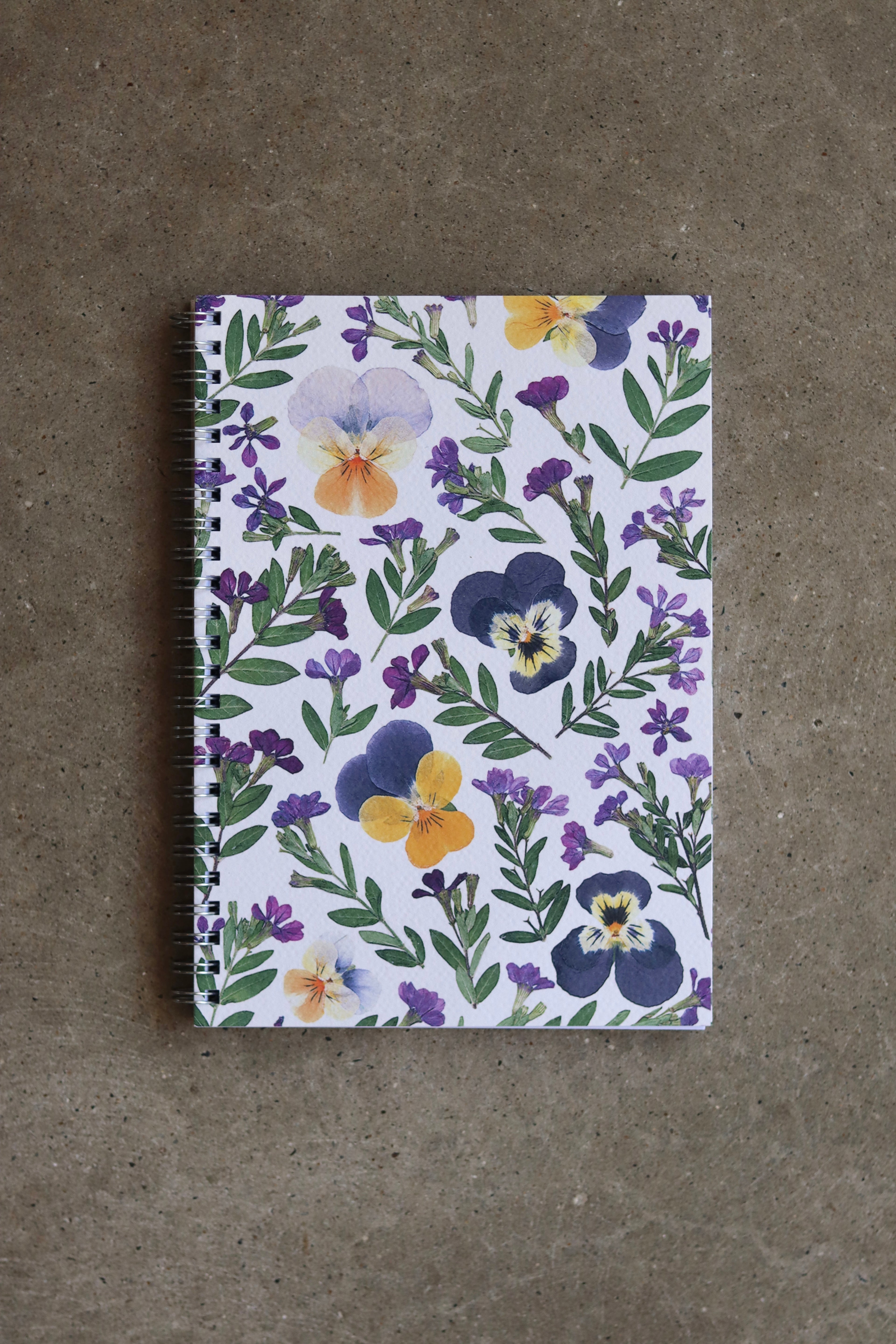 Pressed Flower Notebook