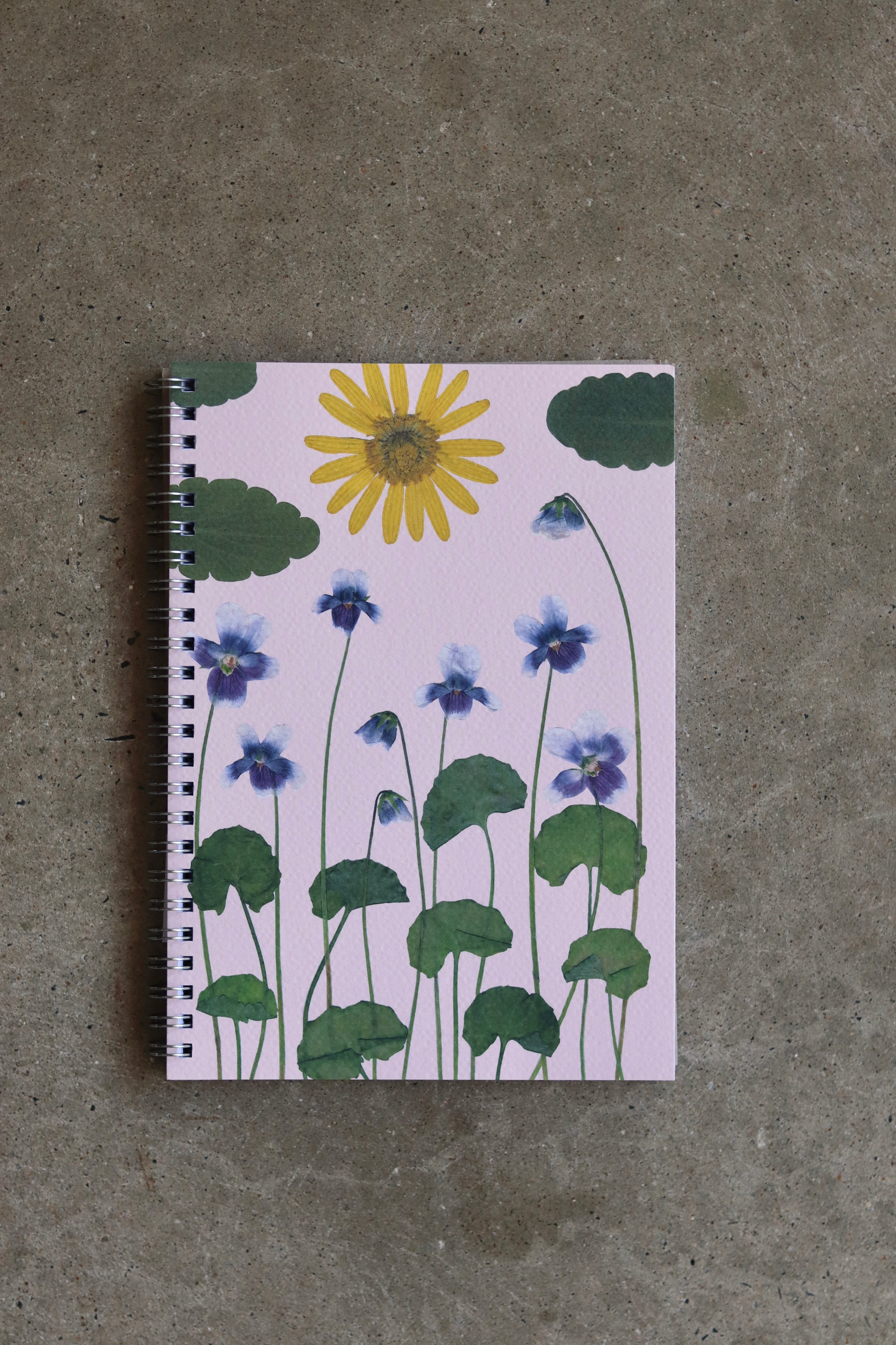 Pressed Flower Notebook
