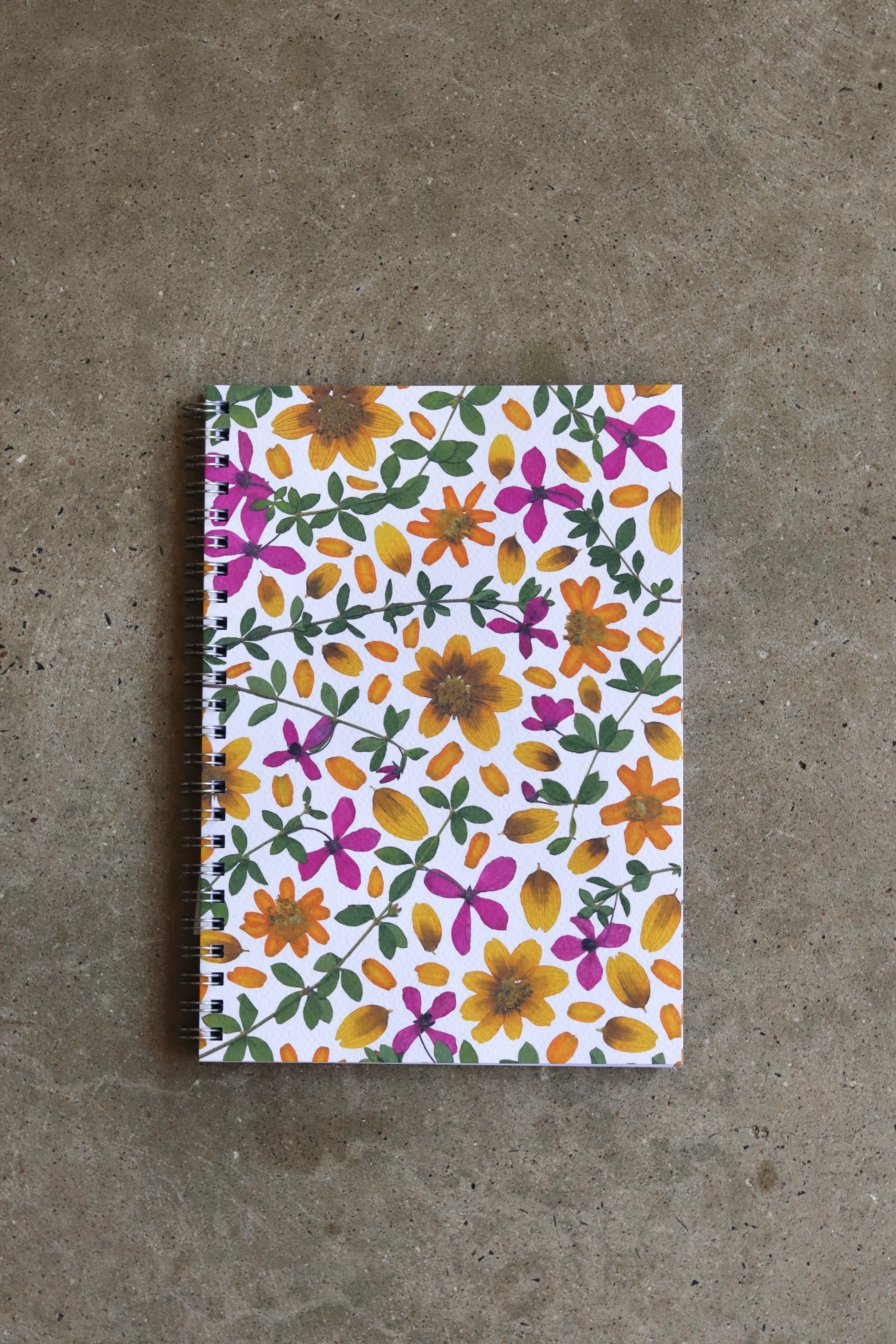 Pressed Flower Notebook