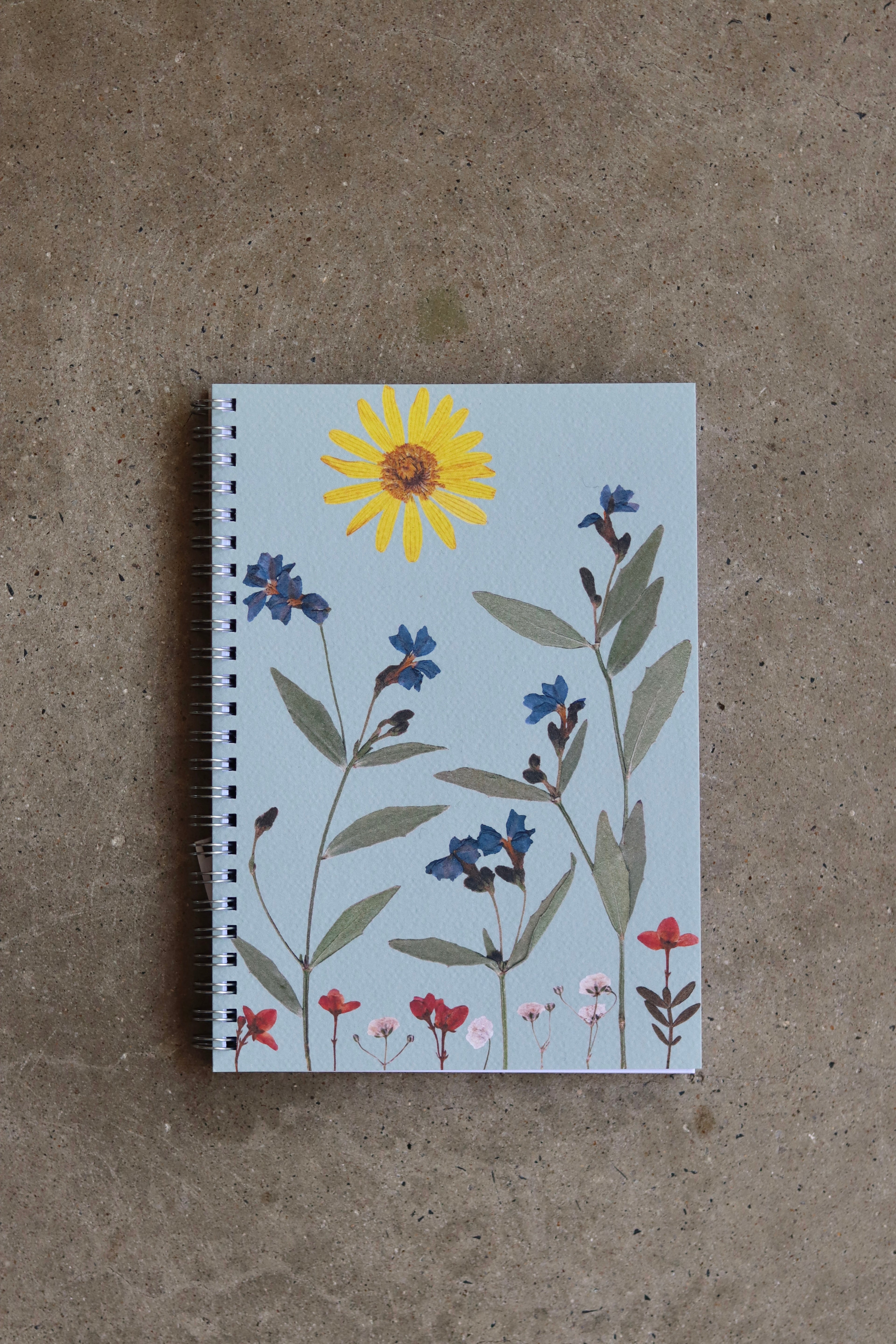 Pressed Flower Notebook