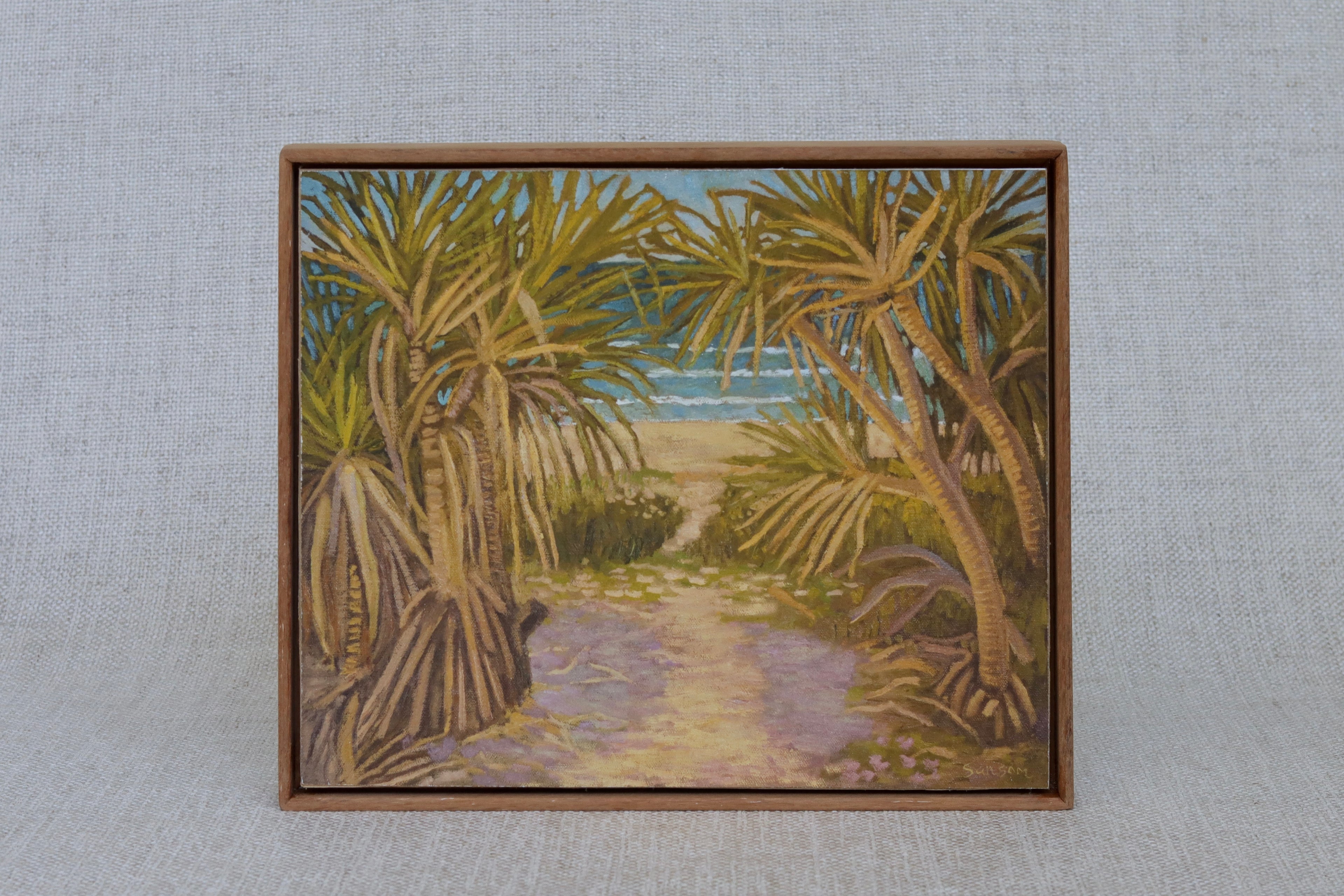 "South Golden Pandanus" - Matt Sansom Giclee Print