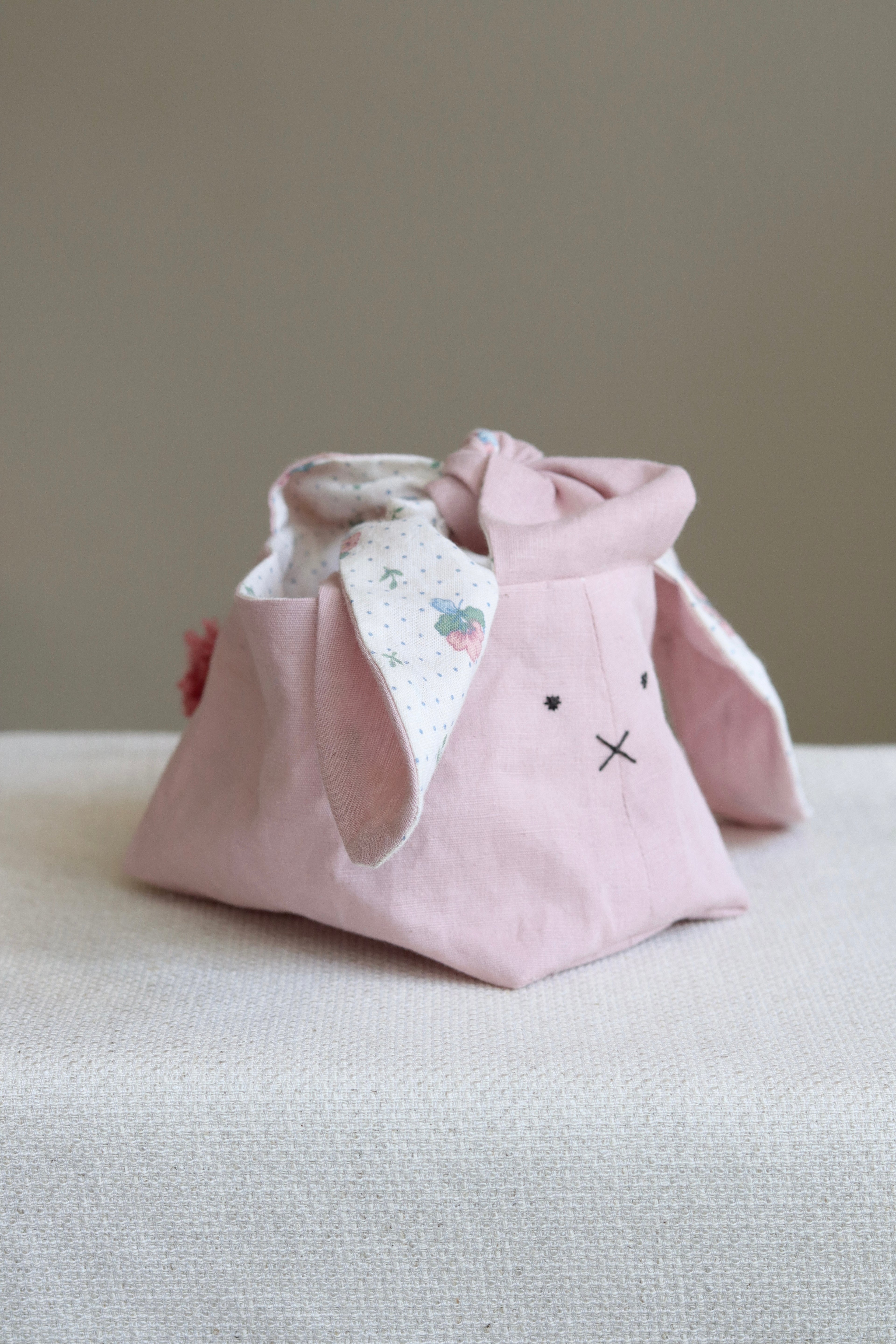 Bunny Fabric Basket