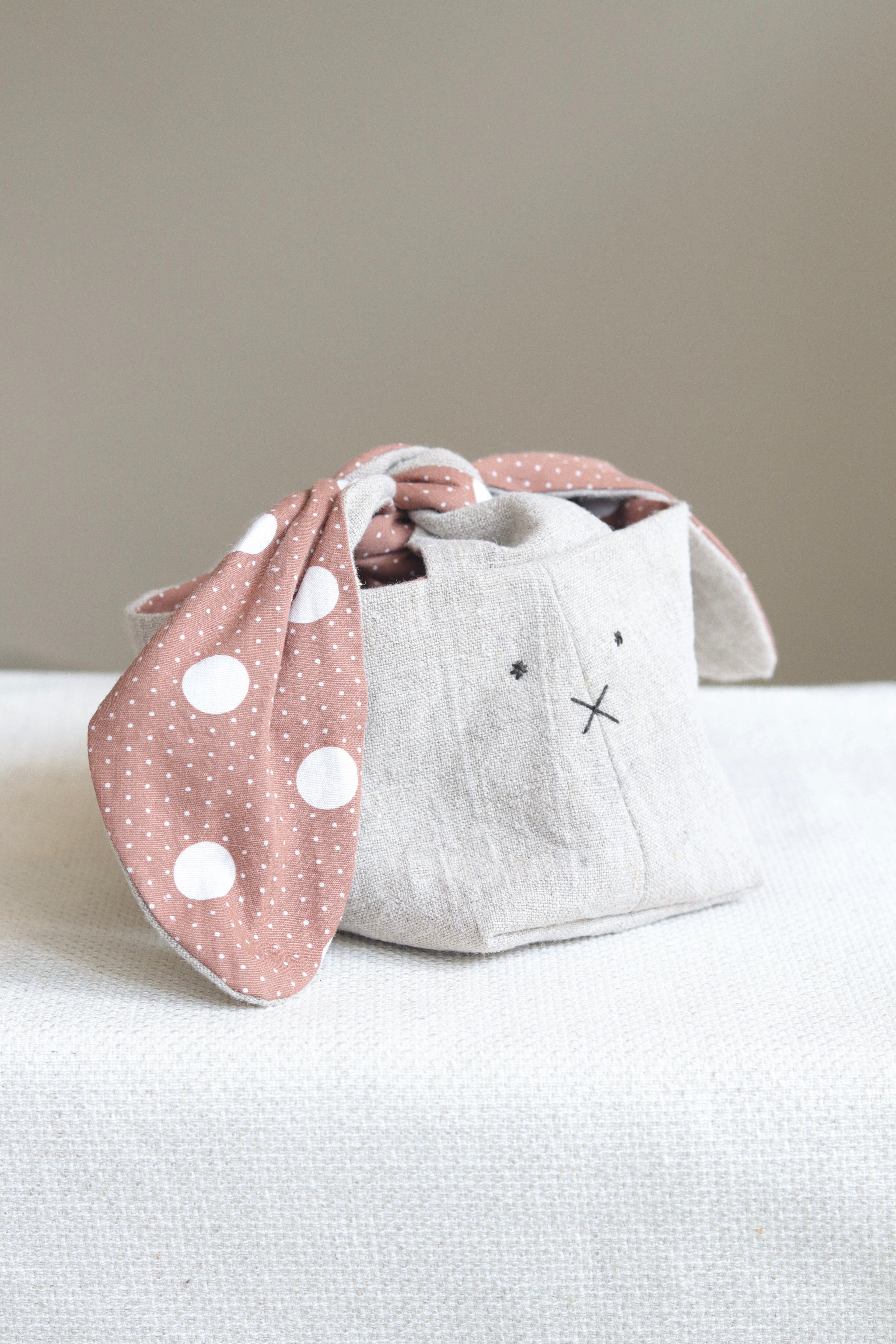 Bunny Fabric Basket
