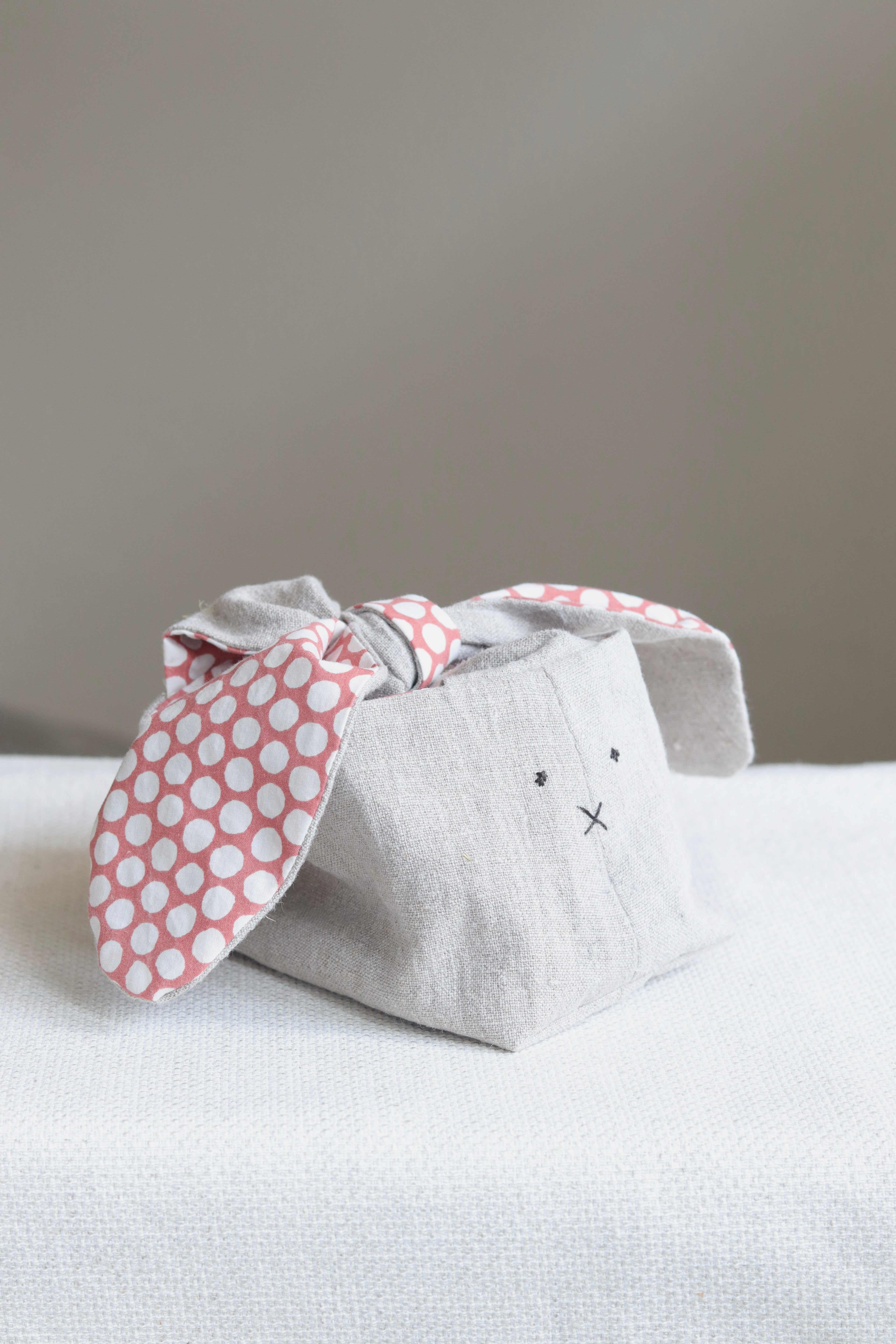 Bunny Fabric Basket