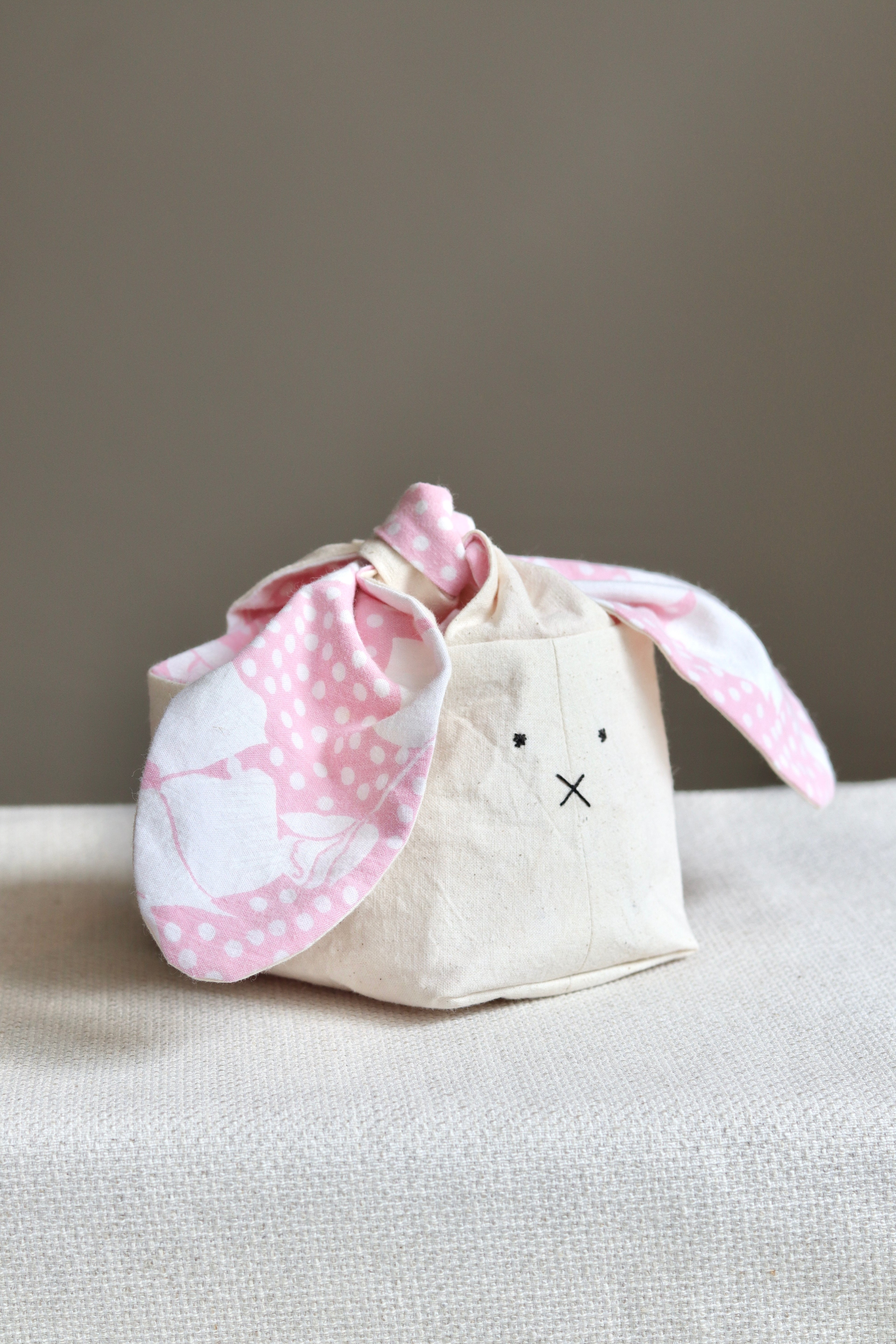 Bunny Fabric Basket