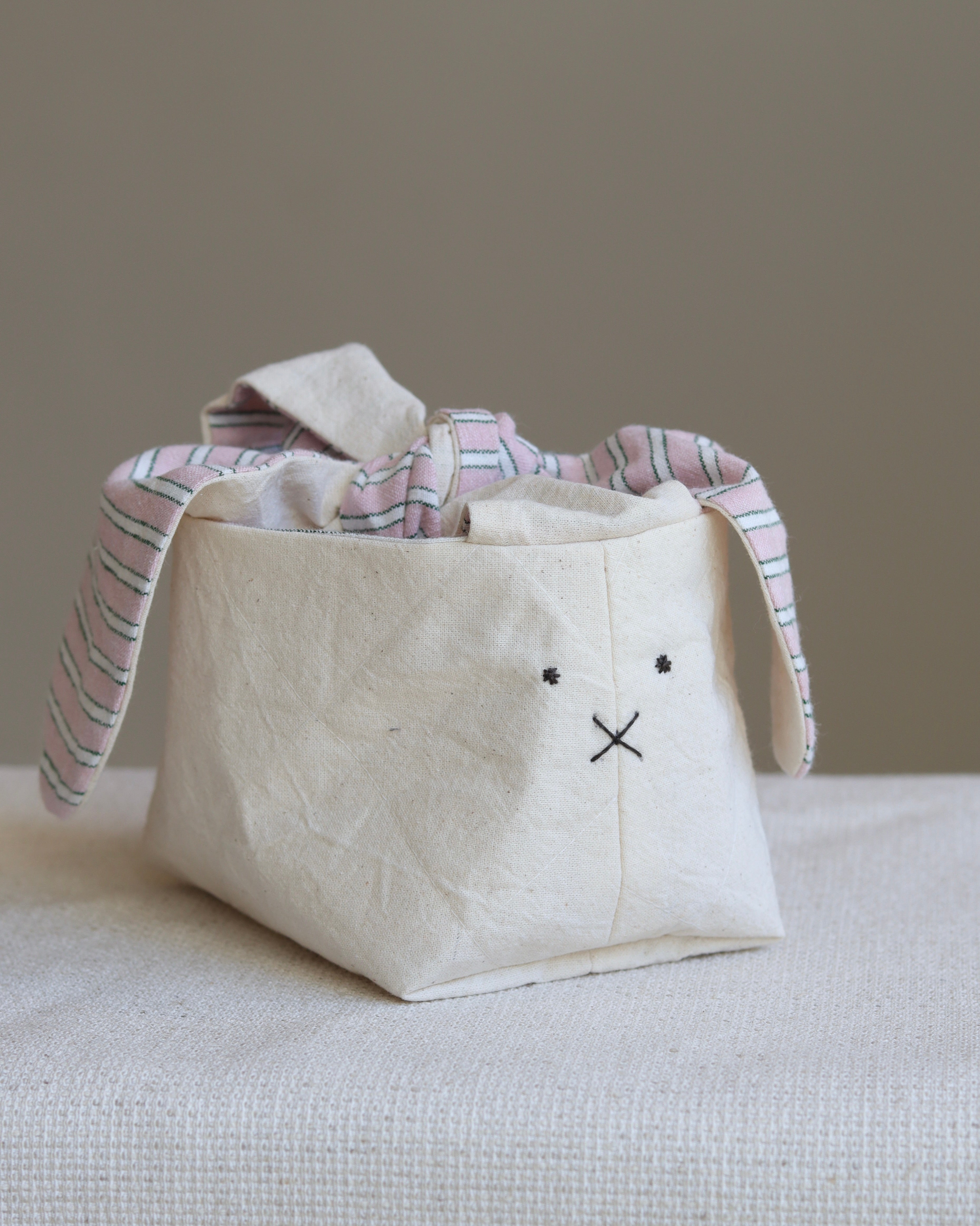 Bunny Fabric Basket