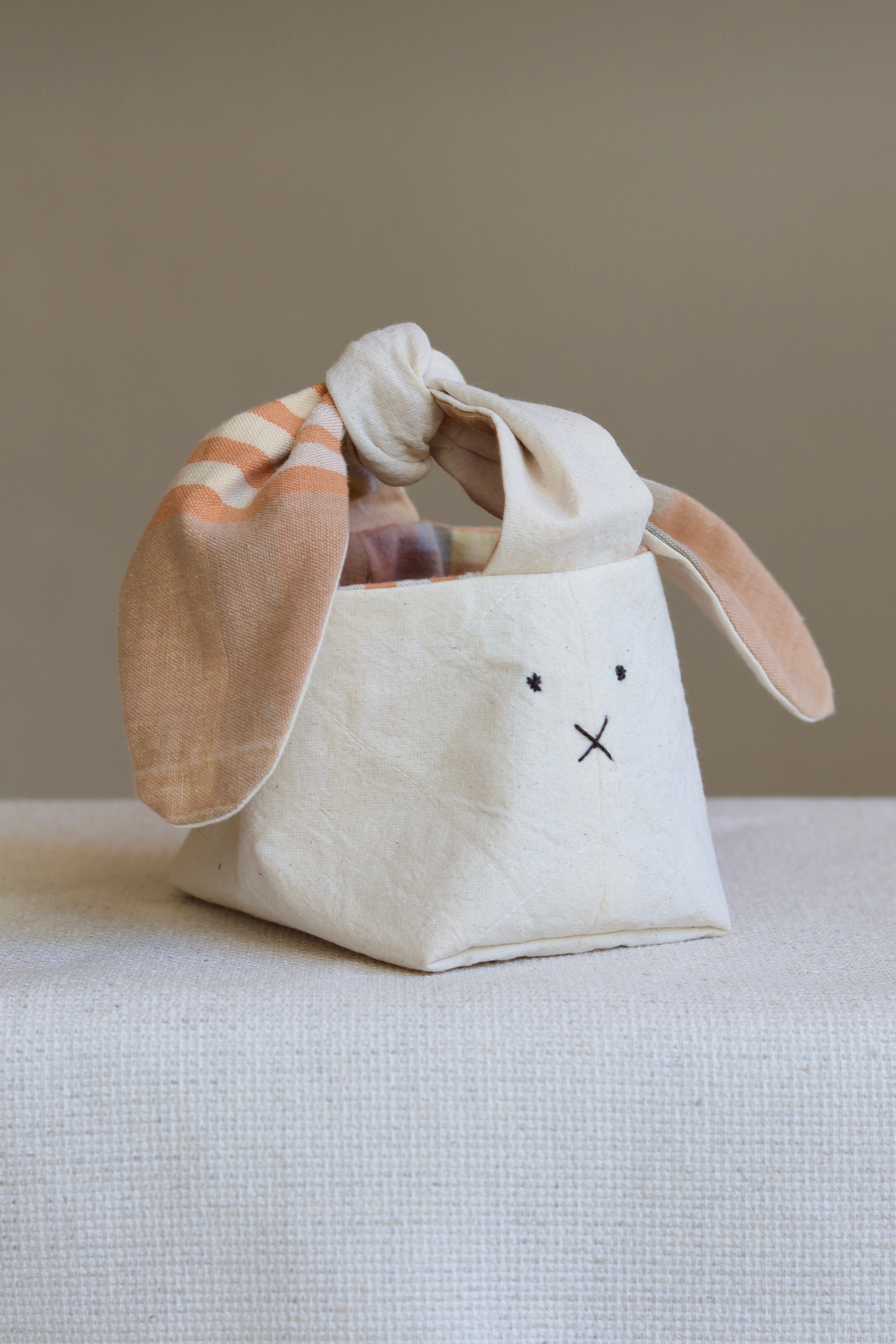 Bunny Fabric Basket