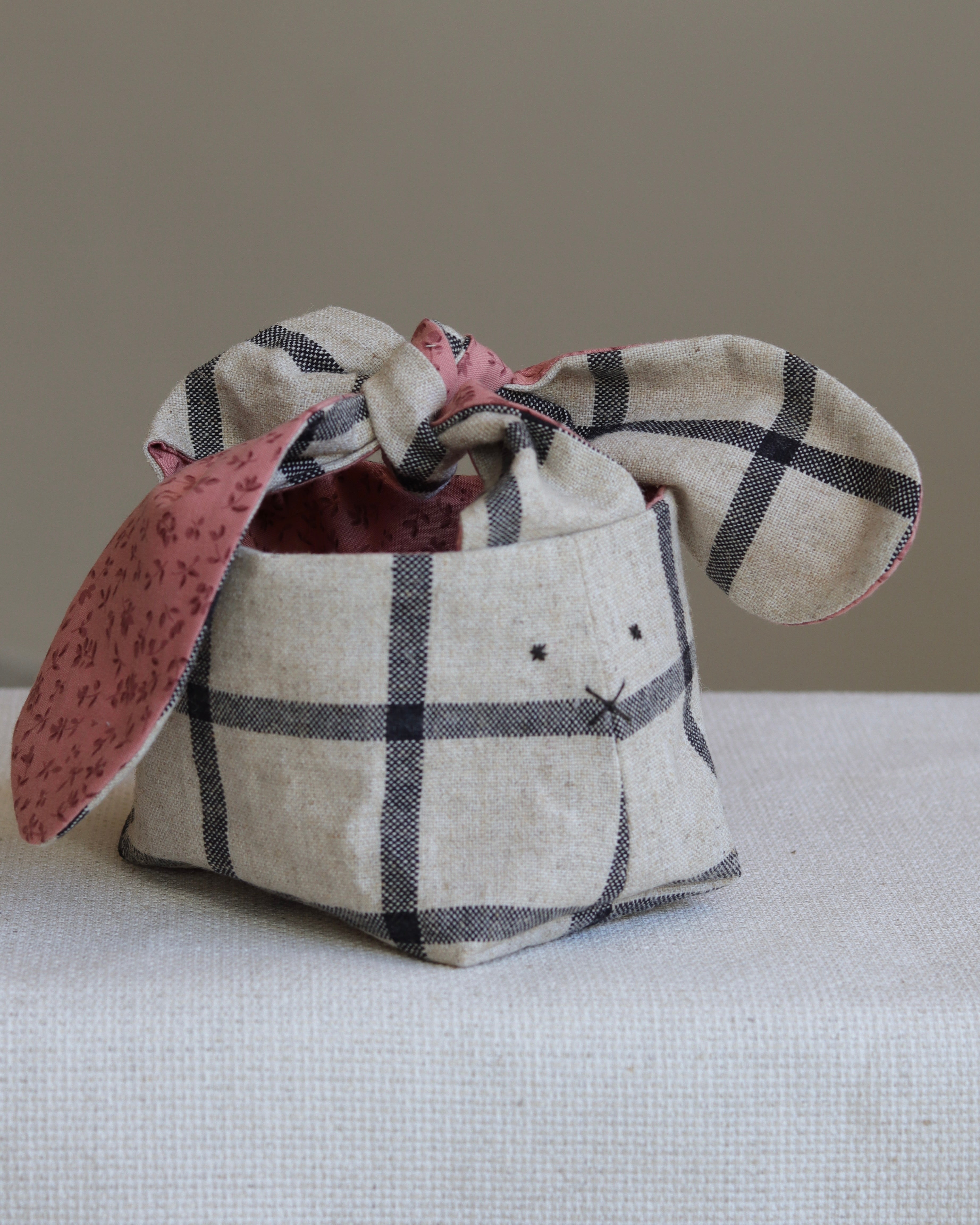 Bunny Fabric Basket