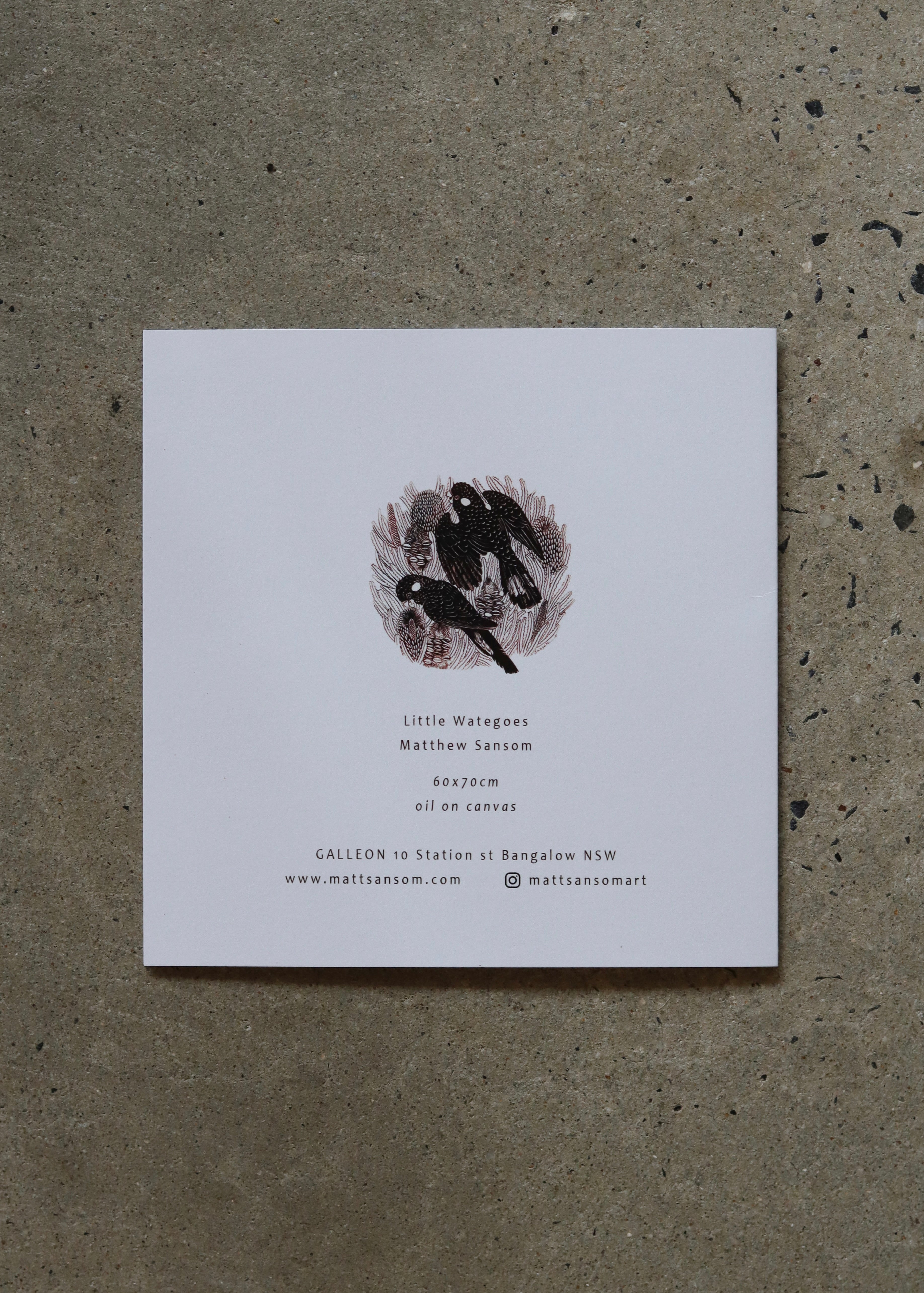 Little Wategoes Card