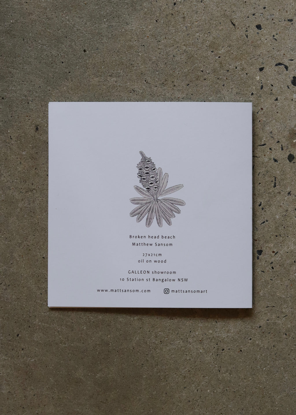Broken Head Beach Card