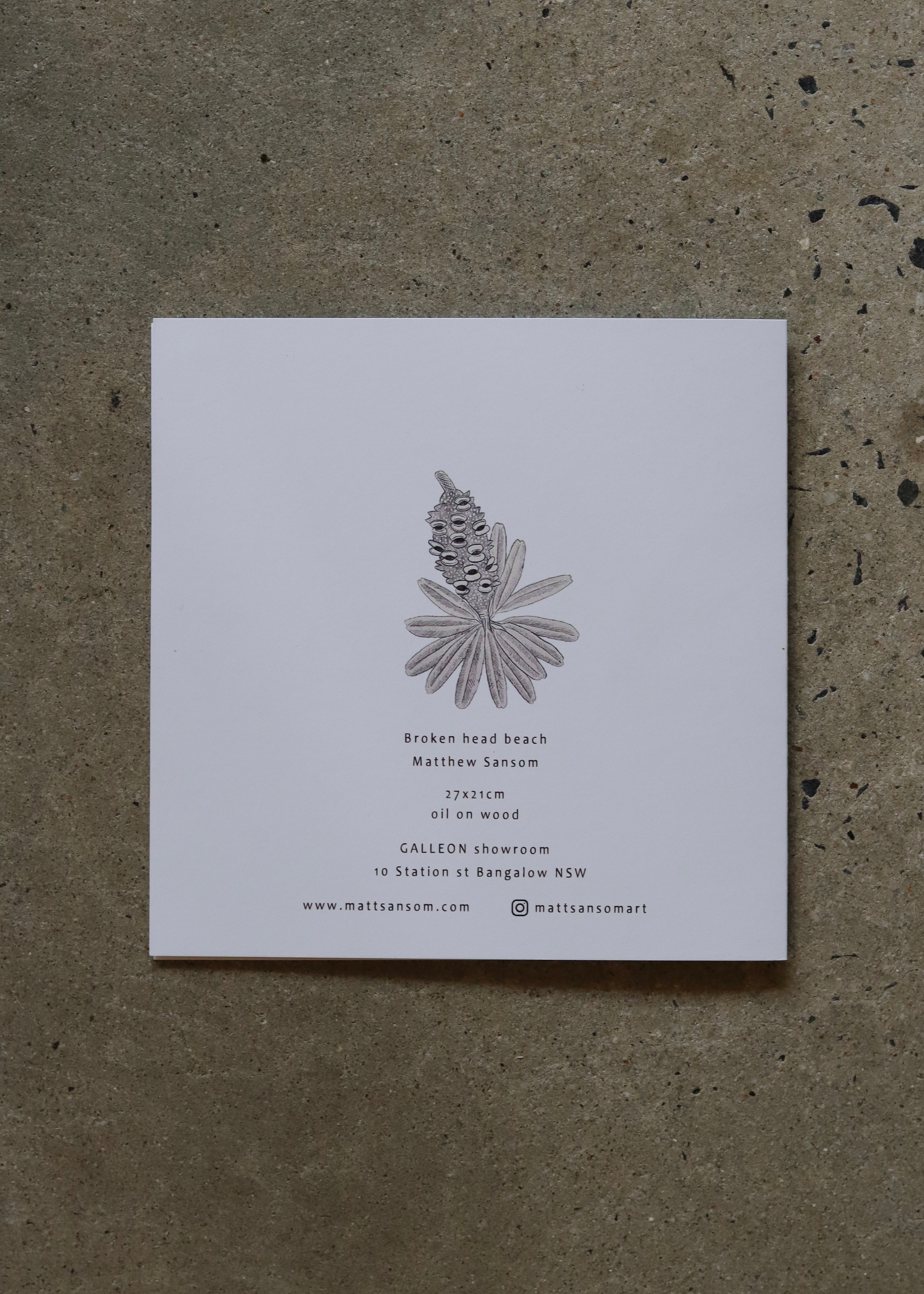 Broken Head Beach Card