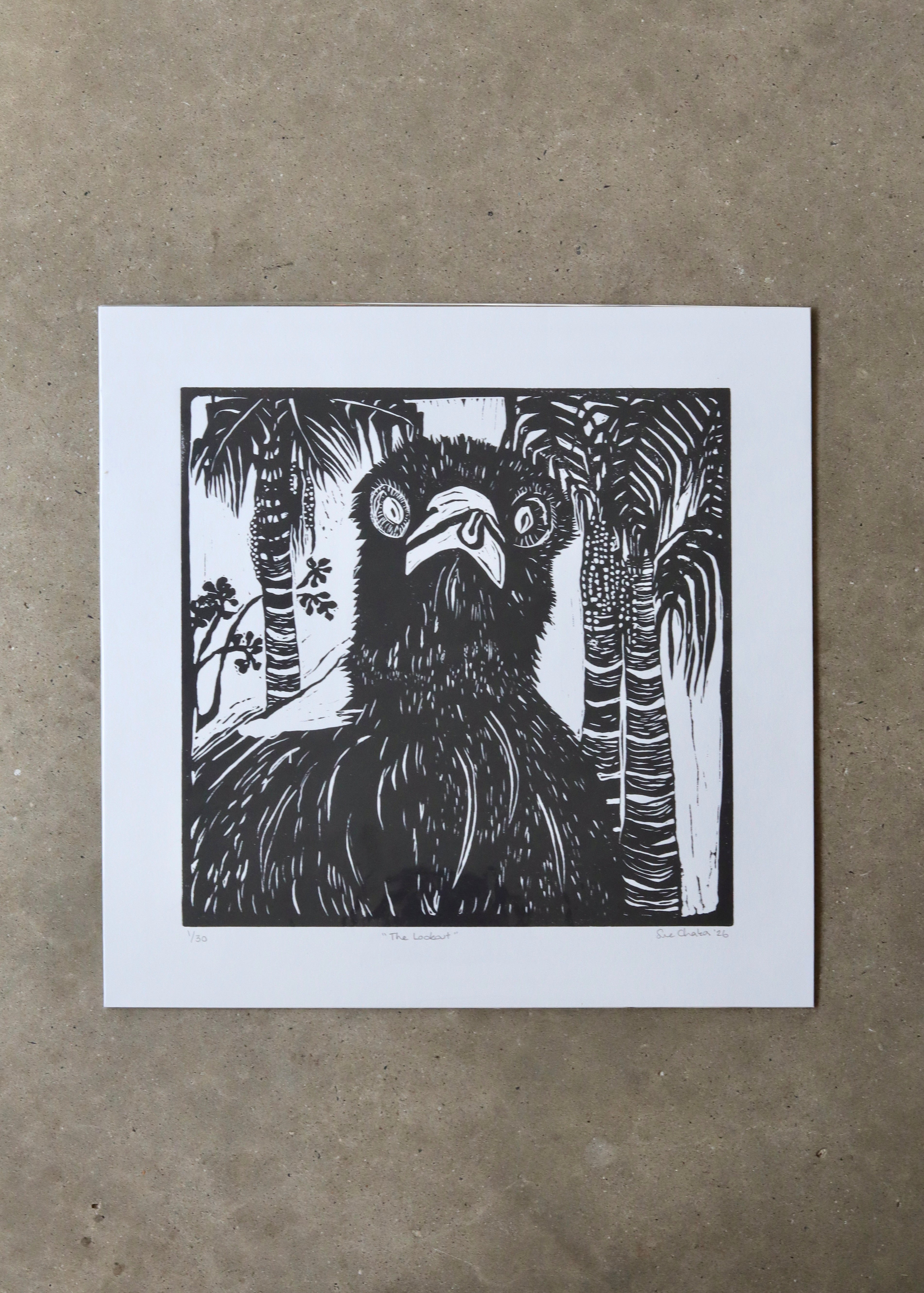 The Lookout (Unframed) - Sue Chakos