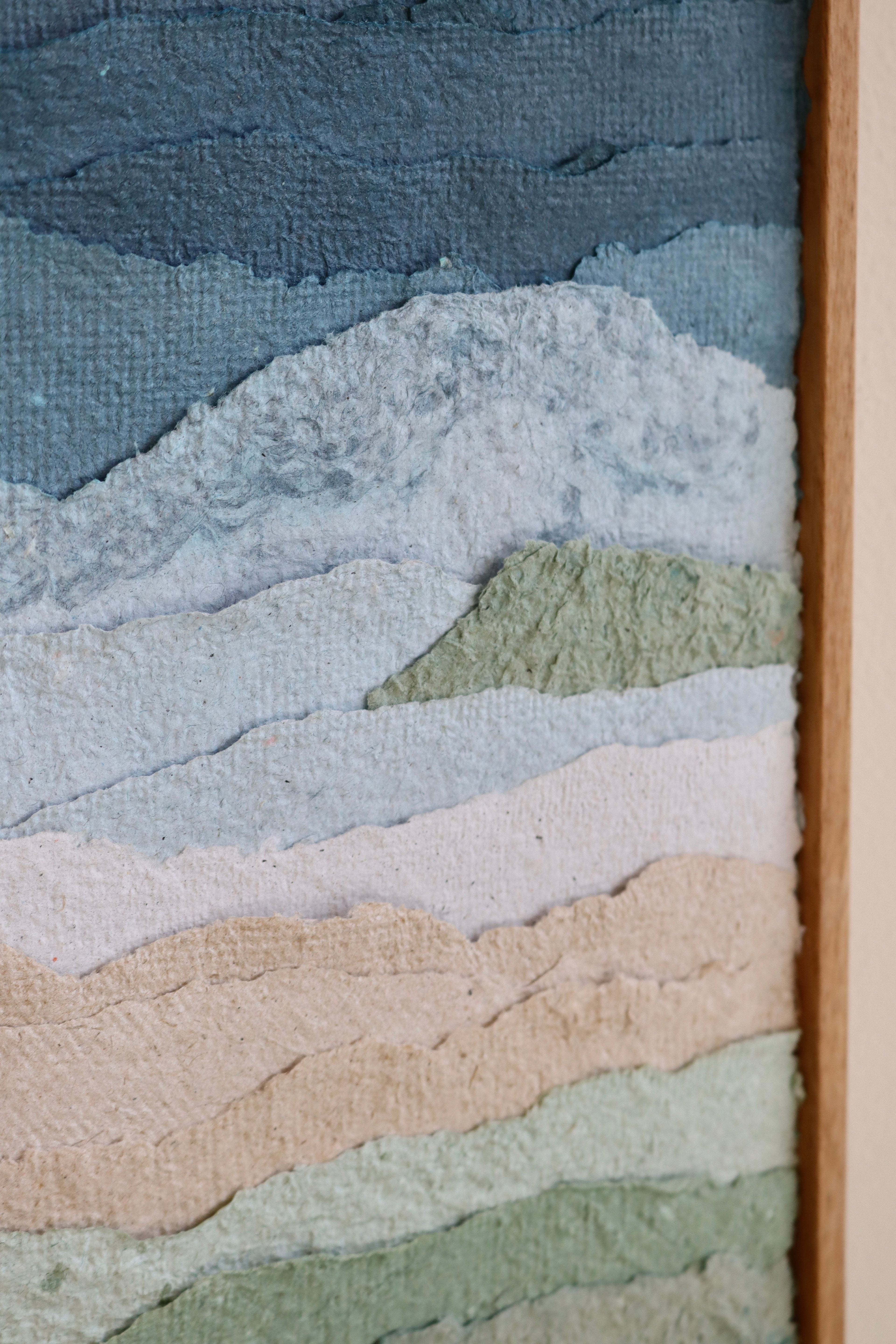 Lennox Head Paper Artwork - Susan Wright
