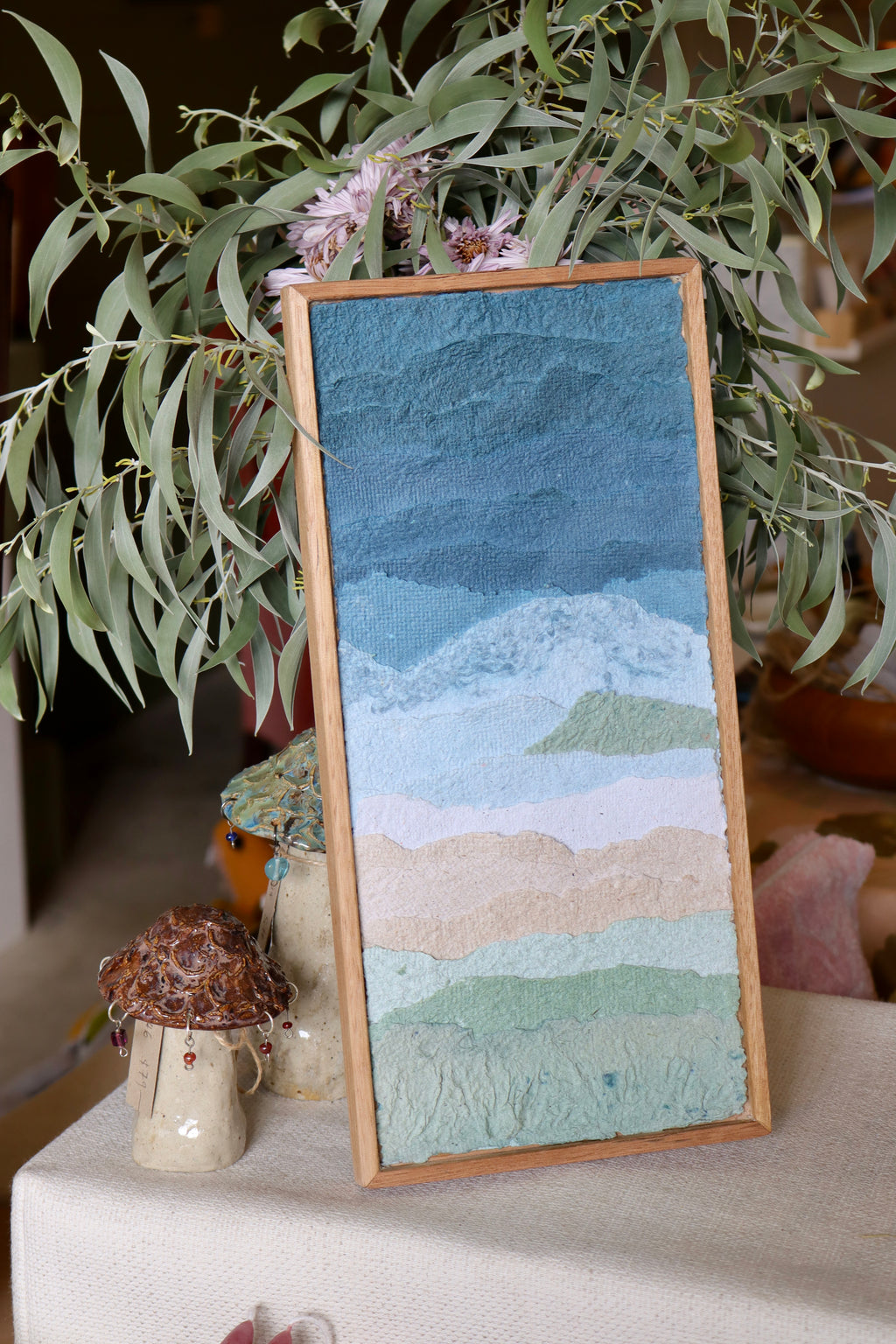Lennox Head Paper Artwork - Susan Wright