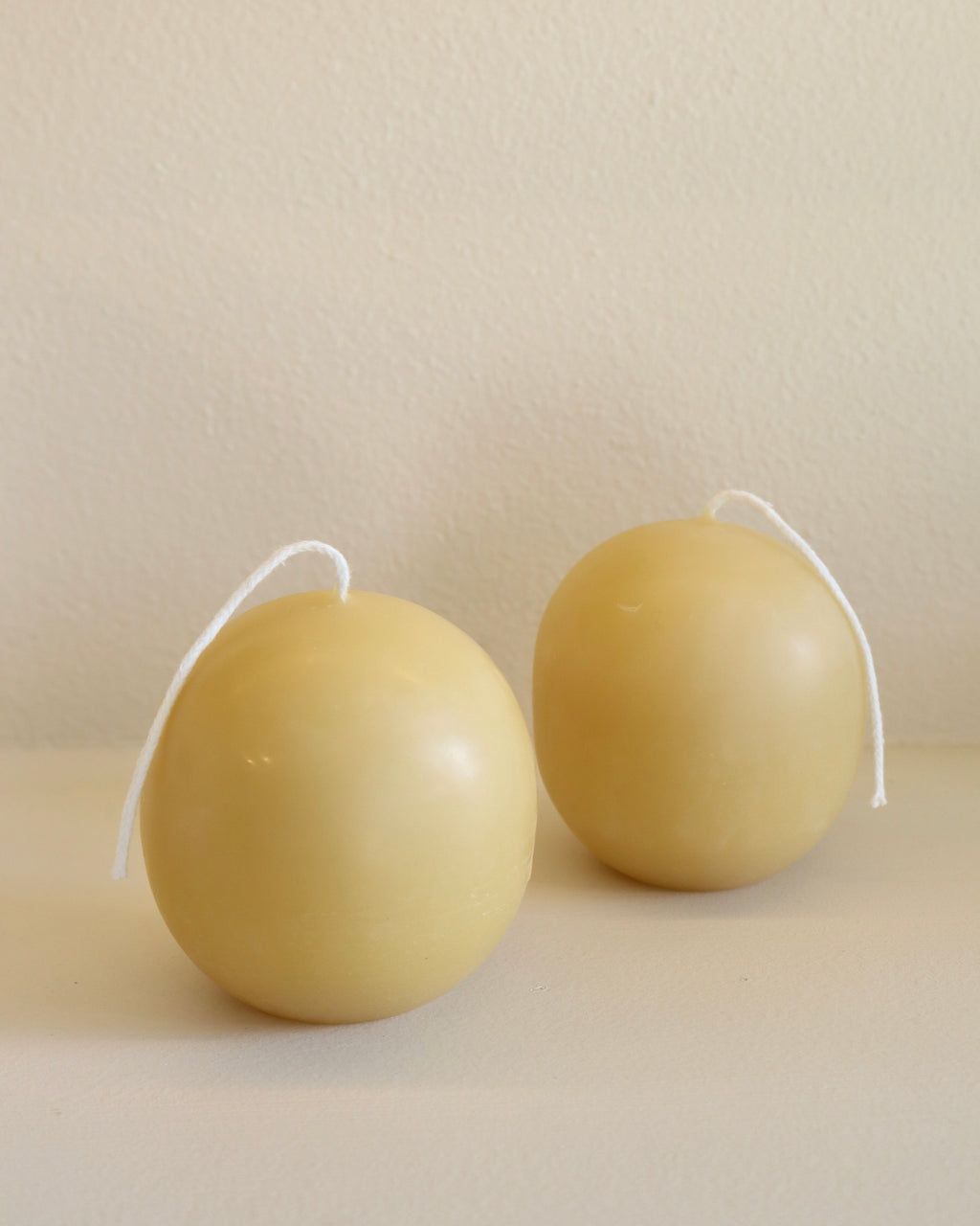 Sphere Beeswax Candle